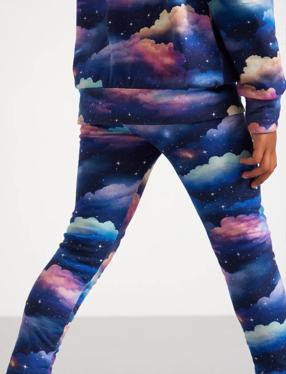 Lindex - Leggings sterry sky aop - leggings - dark navy - 4
