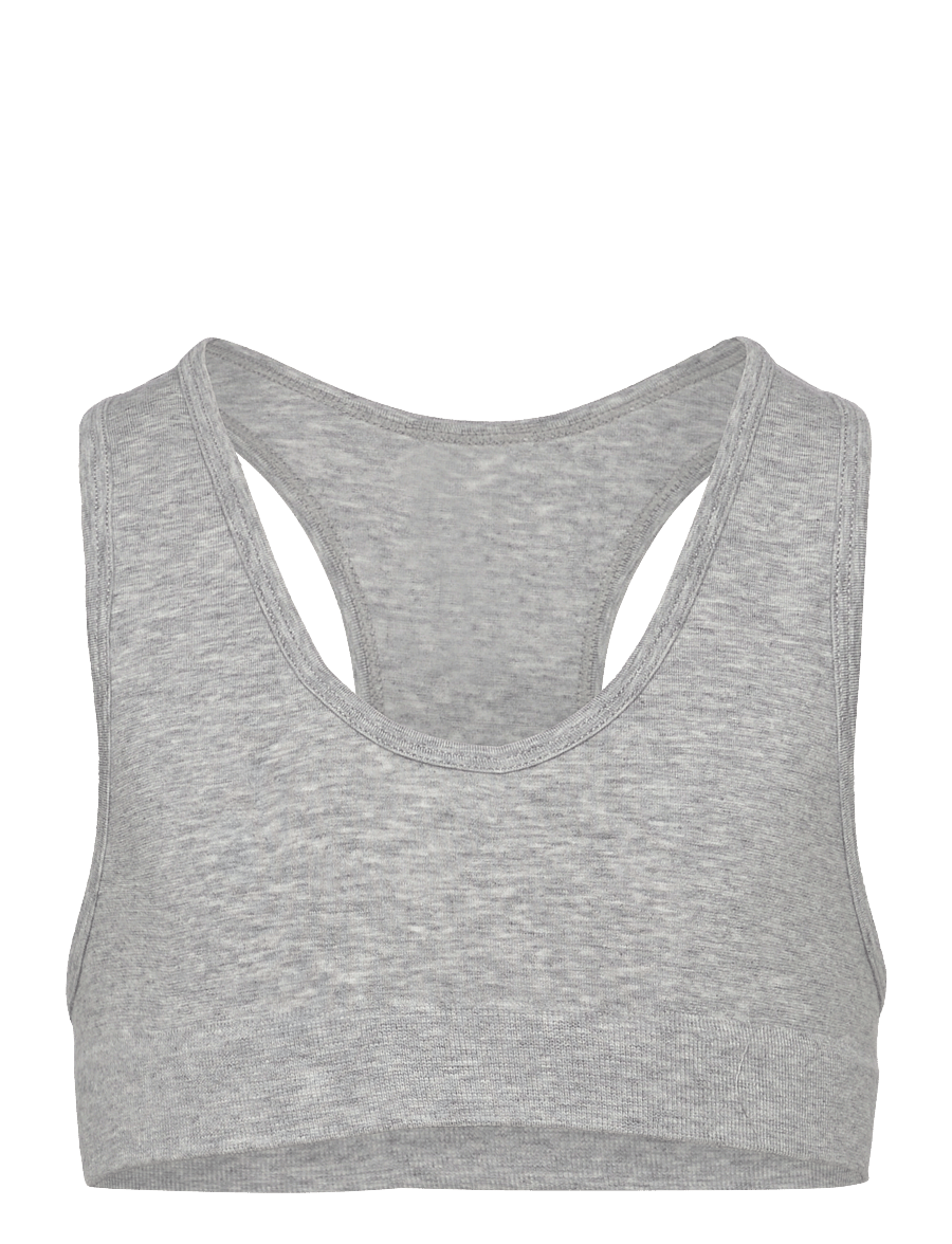 Lindex - Seamless short top - toppar - light grey melange - 0