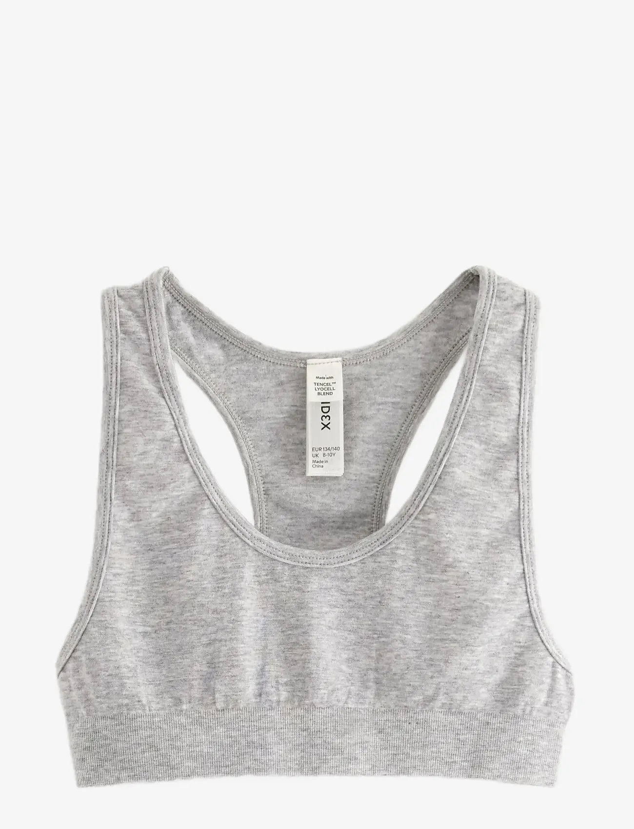 Lindex - Top seamless melange - overdele - light grey melange - 0
