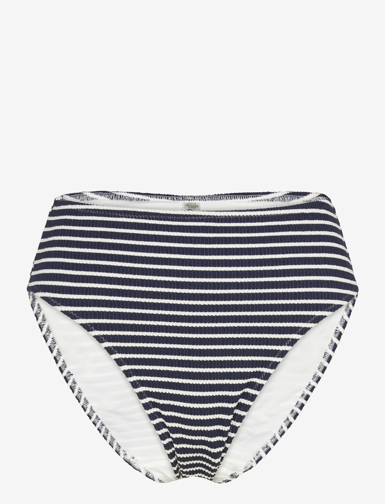 Lindex - Brief Bikini High Hanna Crepe - bikinitrosor med hög midja - navy - 0