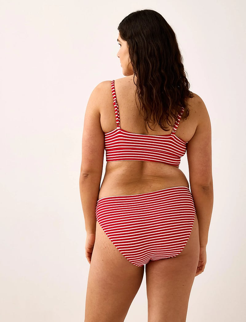 Lindex - Brief Bikini Regular Bella Cre - bikini-slips - red - 3