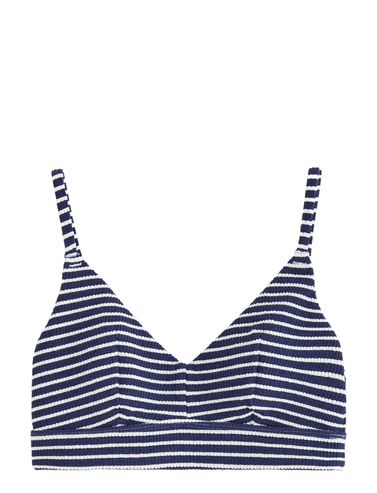 Lindex Bra Kelly Crepe Stripe - Bademode - NAVY / blue