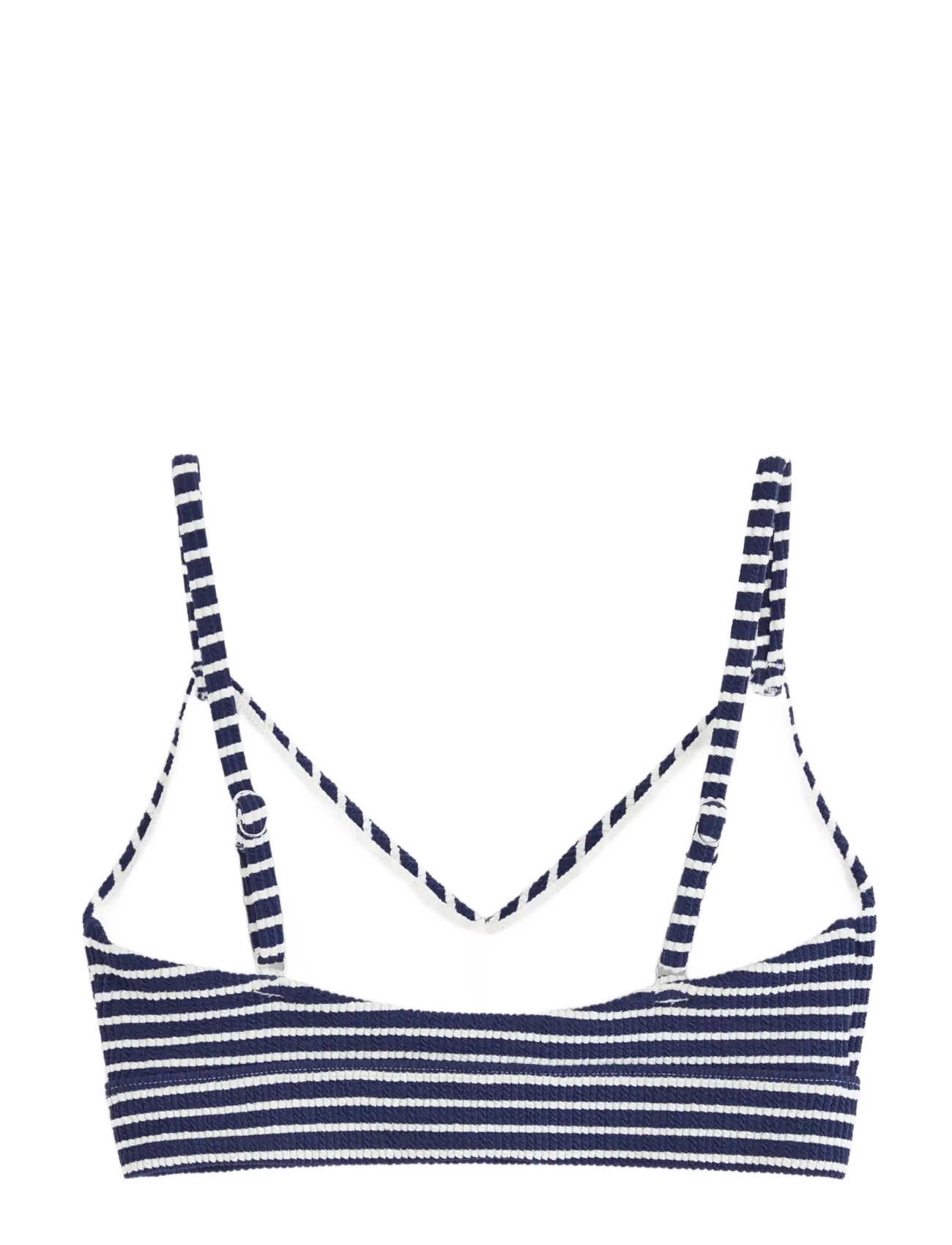 Lindex - Bra Kelly Crepe Stripe - bikinis med trekantform - navy - 2