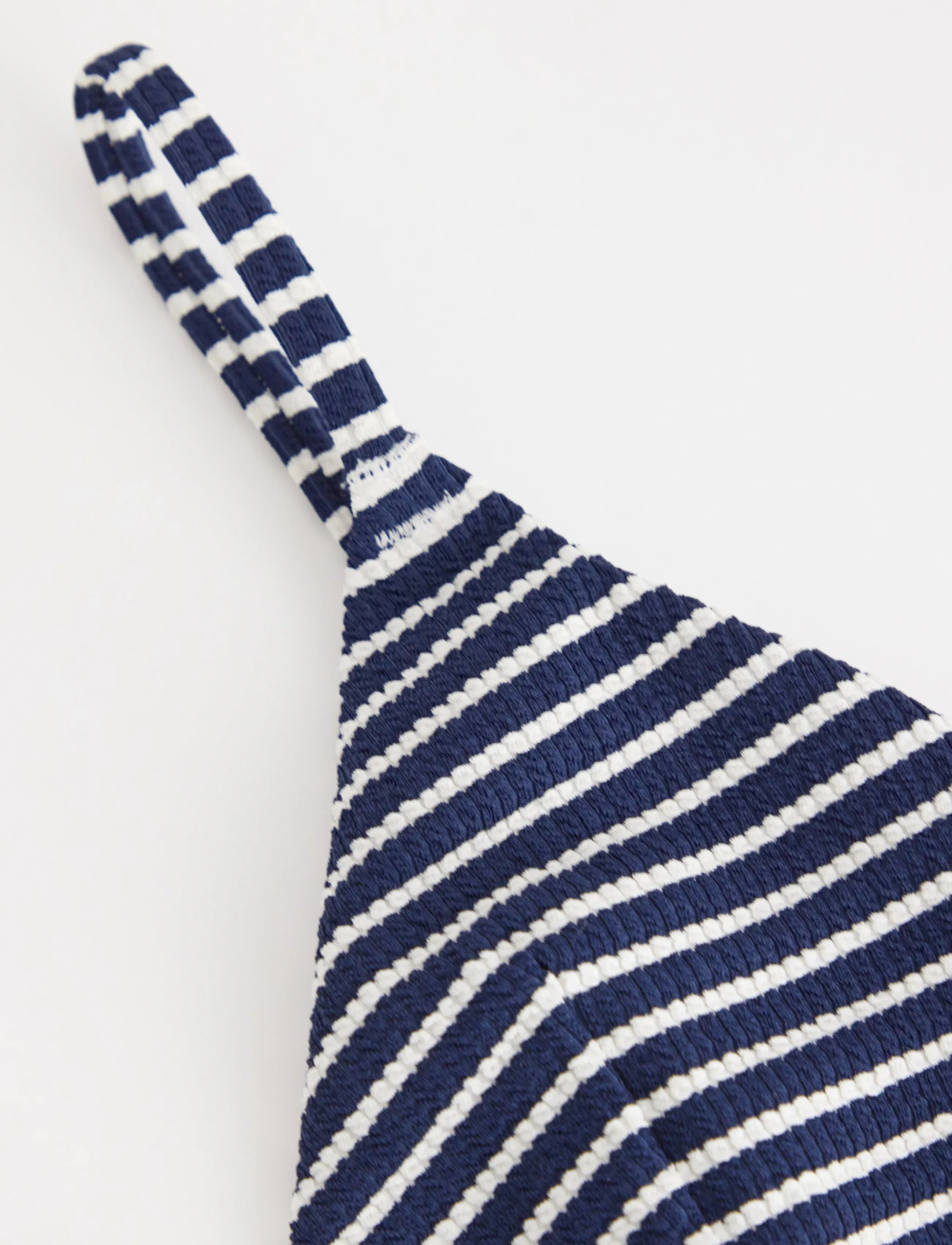 Lindex - Bra Kelly Crepe Stripe - bikinis med trekantform - navy - 5
