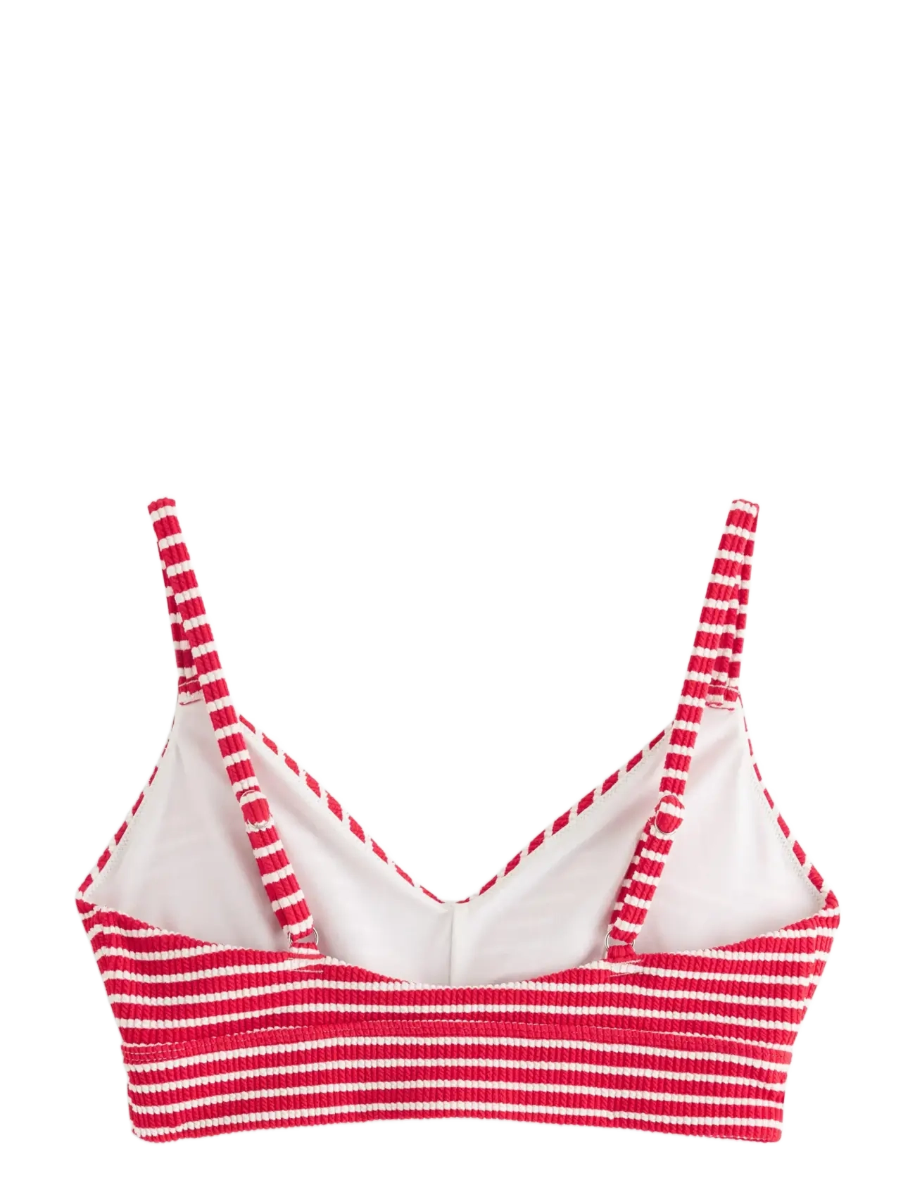 Lindex - Bra Kelly Crepe Stripe - triangelformad bikinis - red - 2