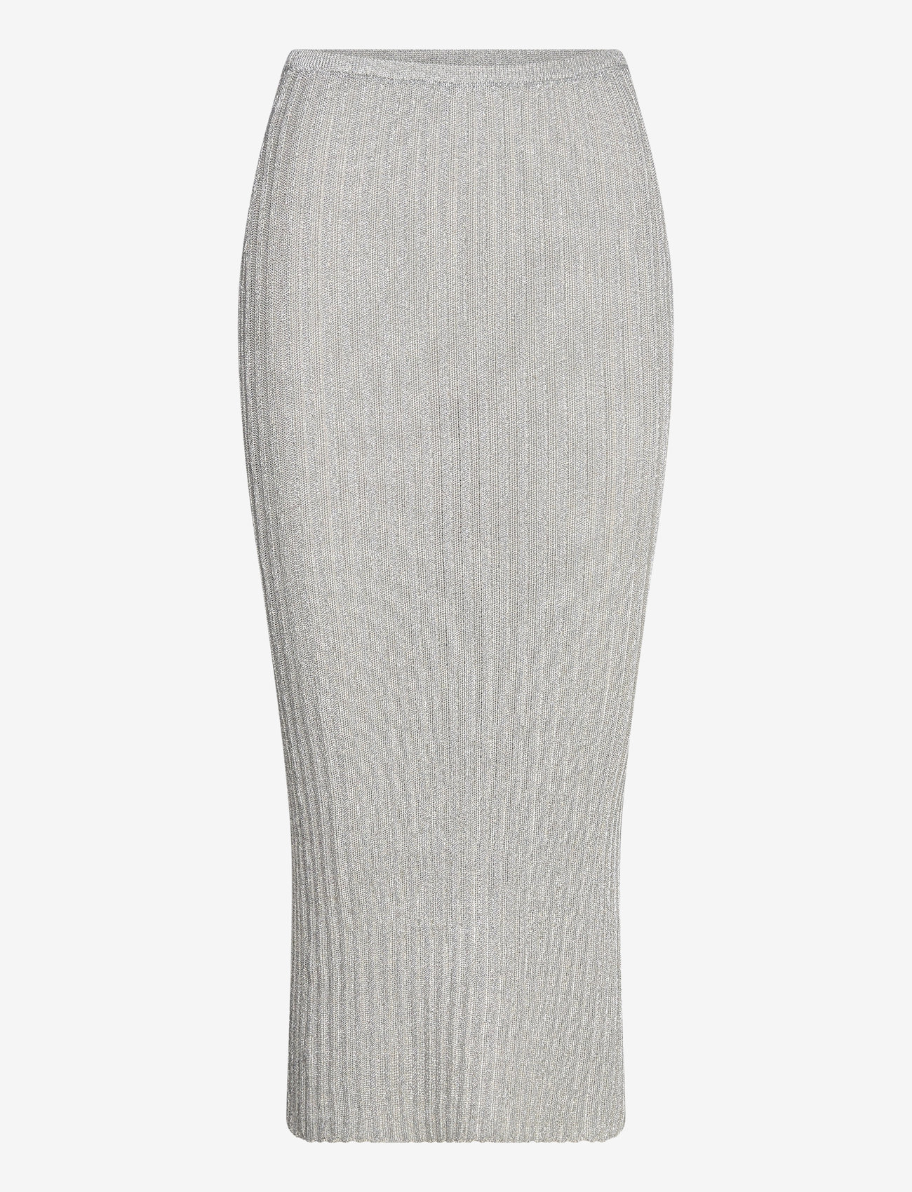 Lindex - Skirt Zelda - knitted skirts - silver - 1