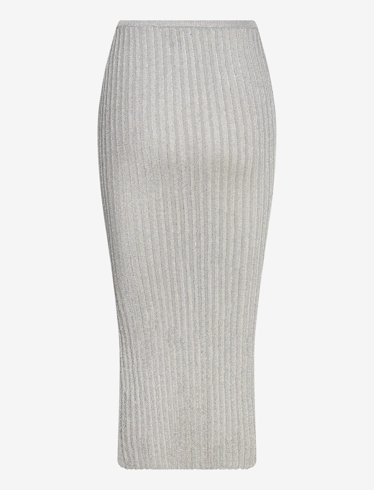 Lindex - Skirt Zelda - knitted skirts - silver - 3