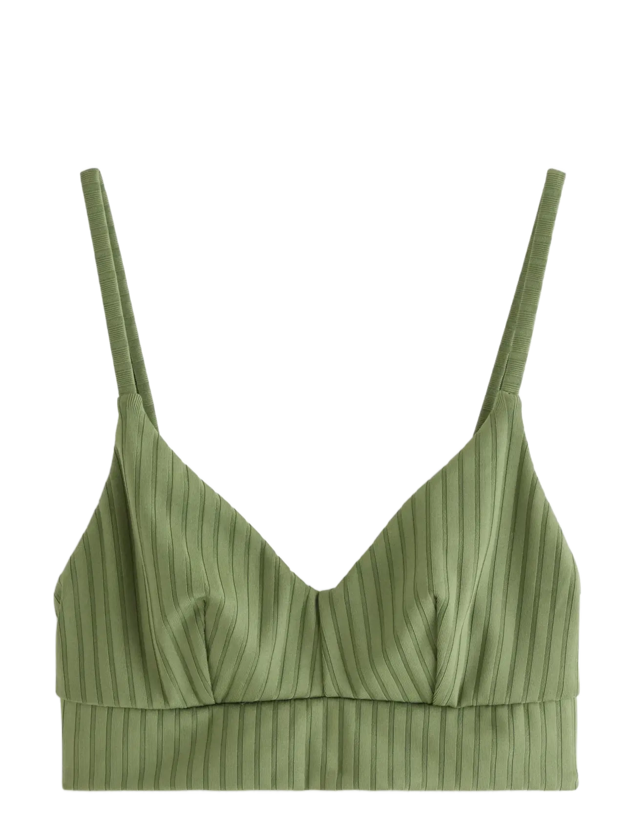 Lindex Bra Kelly Rib - Bikinis - DK DUSTY GREEN / green