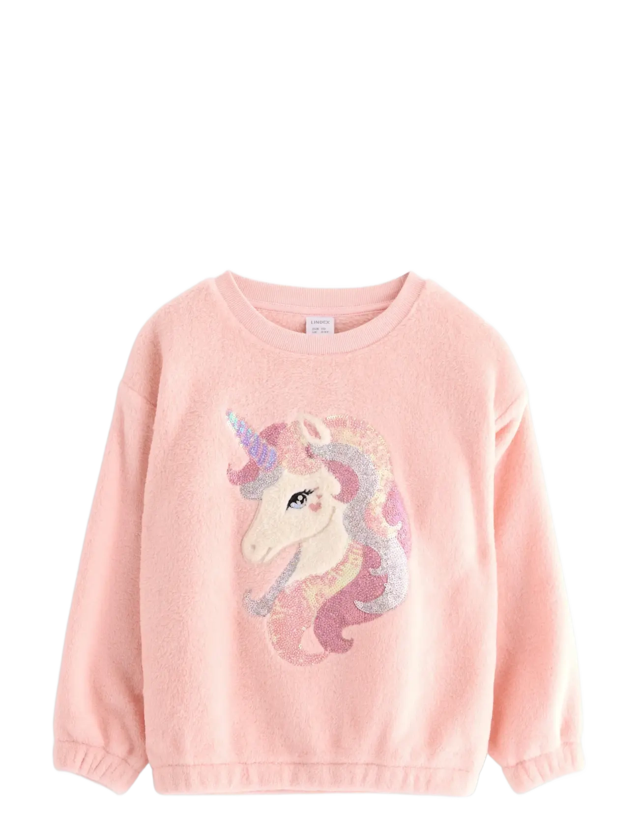 Lindex Tröja i pile - Lapsed 98–134 - LIGHT PINK / pink/rose