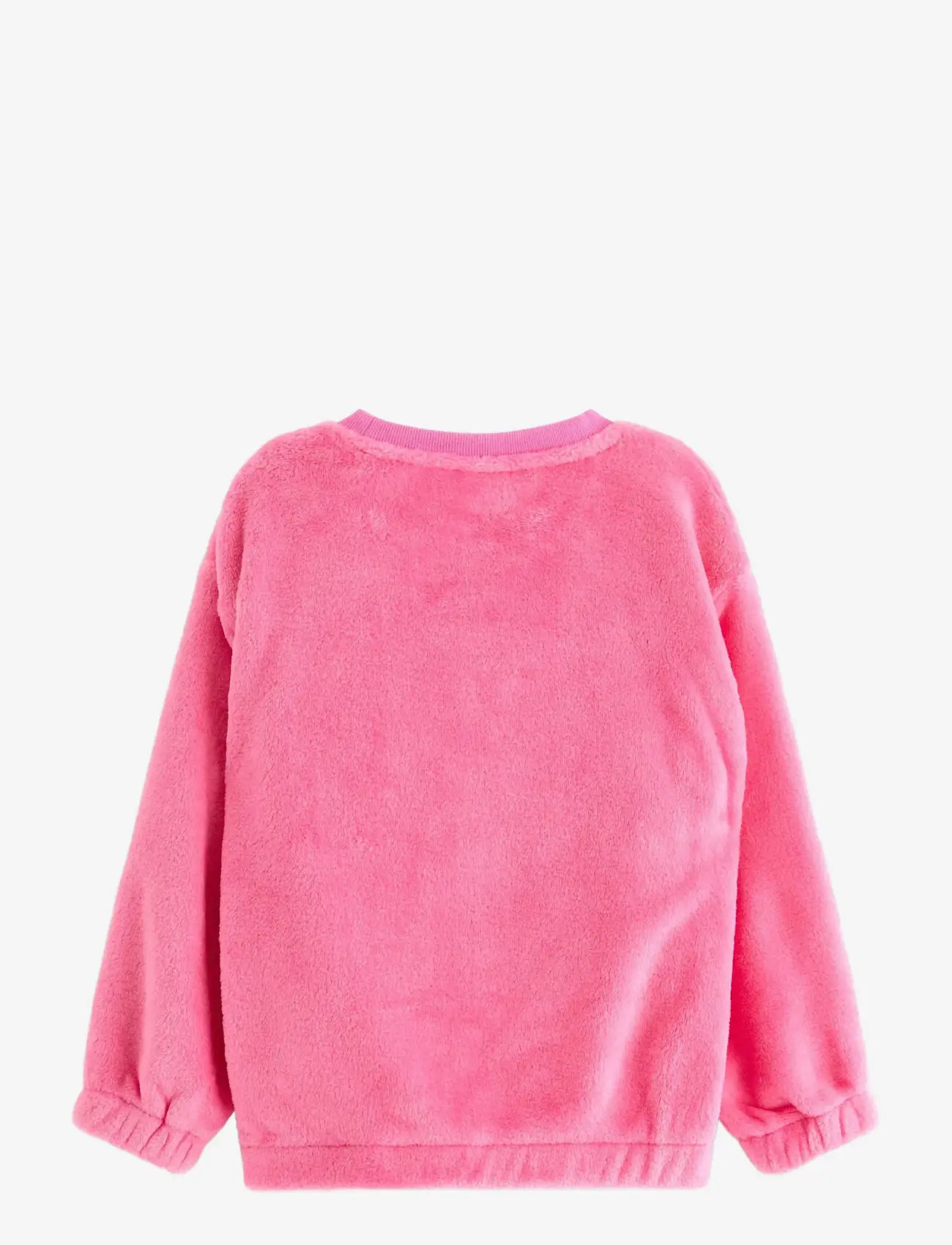 Lindex - Sweater pile unicorn sequins - sweatshirts - pink - 2