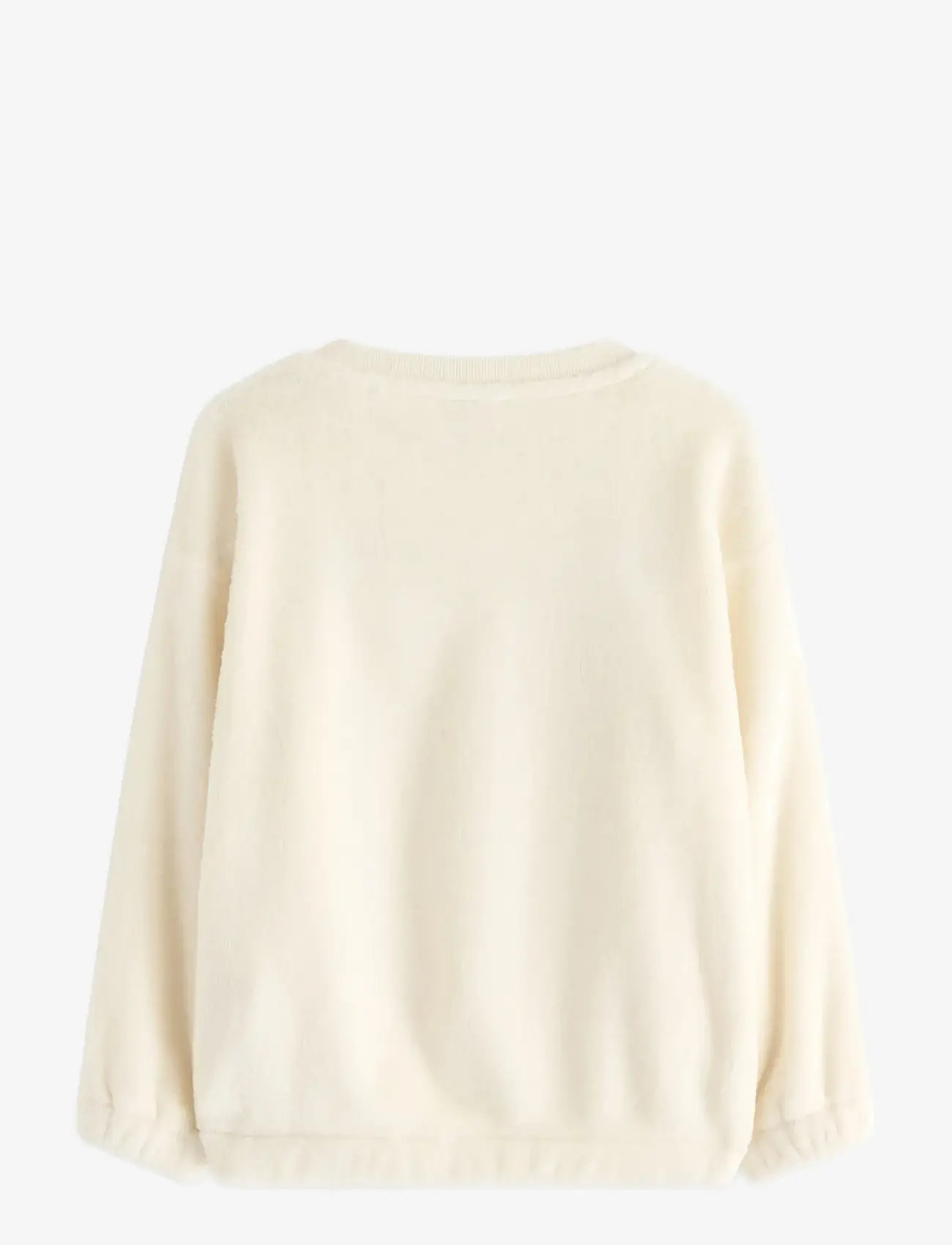 Lindex - Sweater pile unicorn sequins - sweatshirts - white - 2