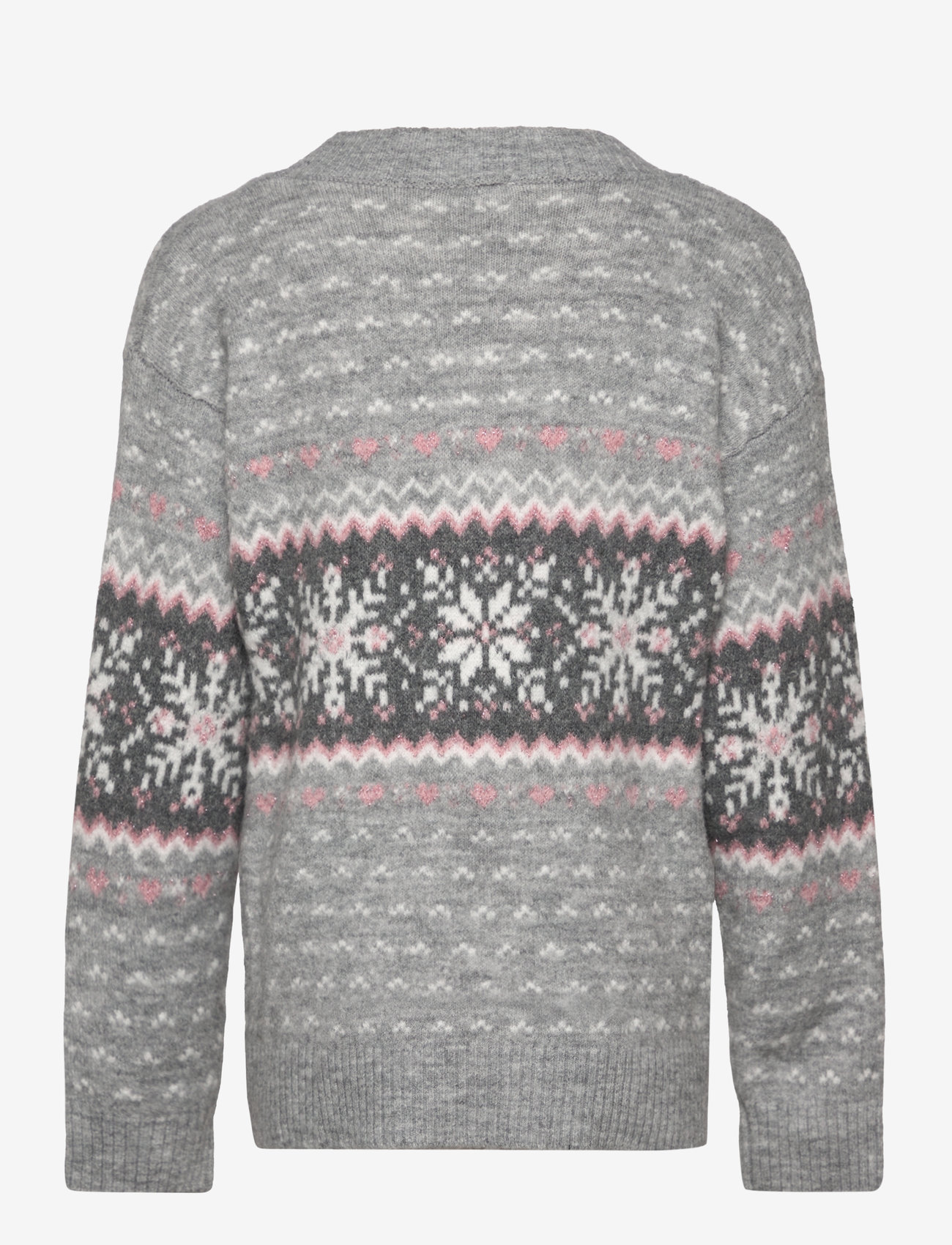 Lindex - Sweater winter fair isle - pullover - grey melange - 2