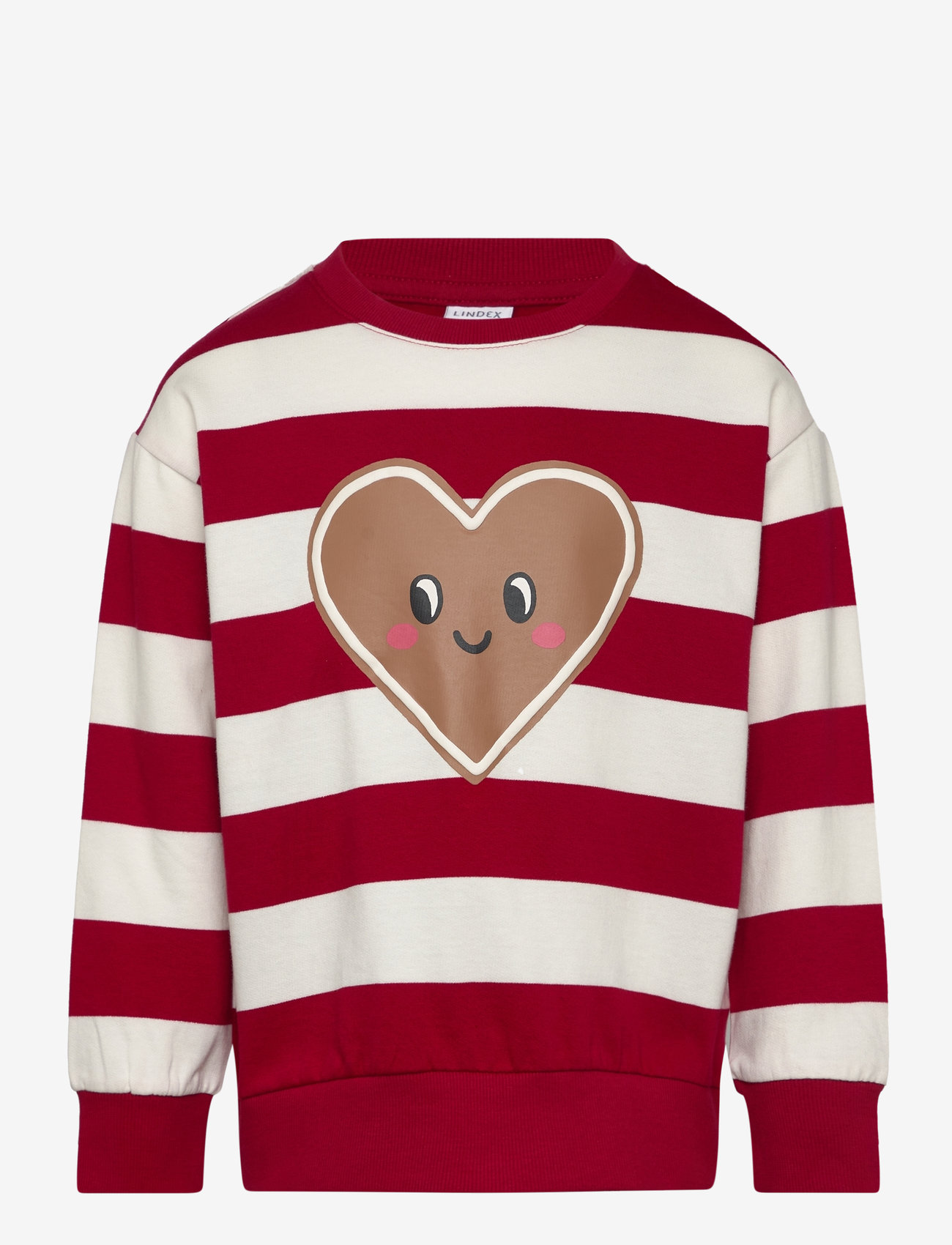 Lindex - Sweatshirt heart front - dark red - 1