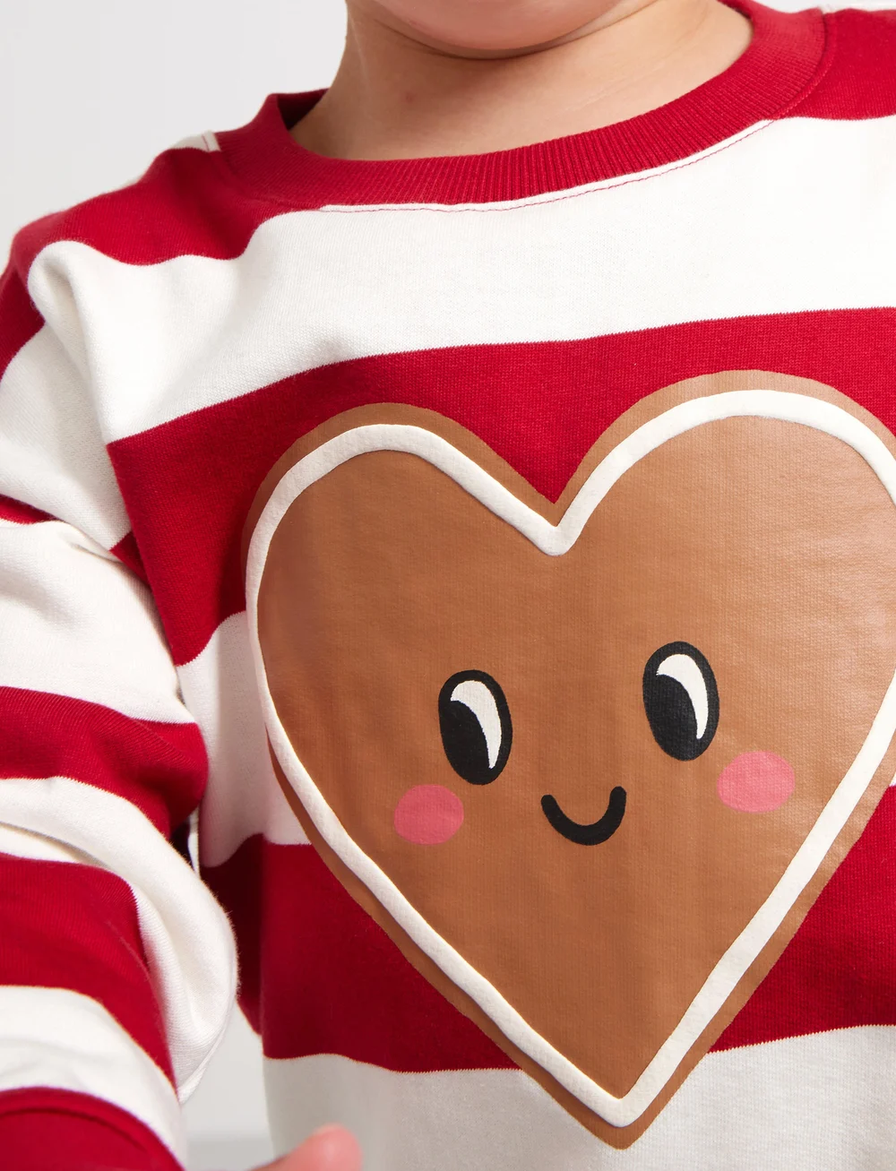 Lindex - Sweatshirt heart front - sweatshirts - dark red - 4