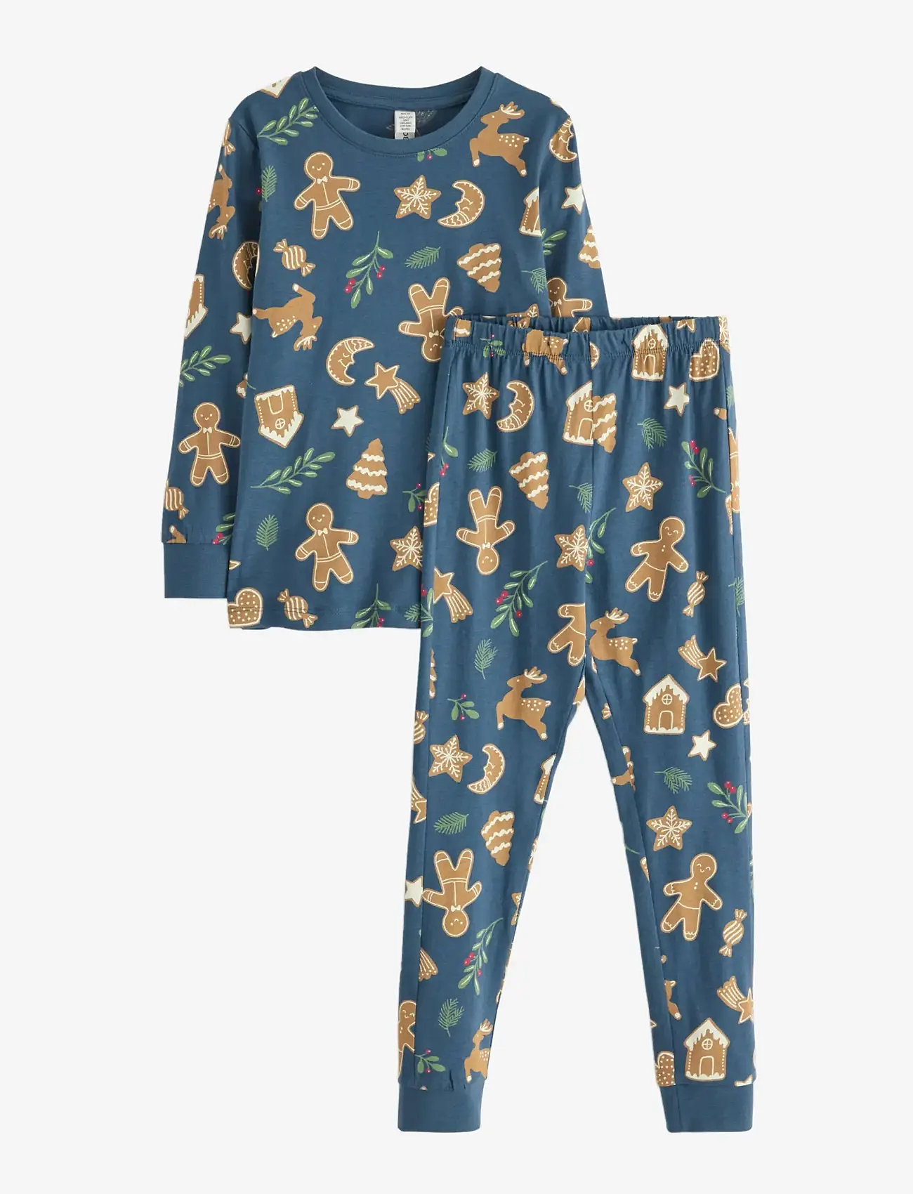 Lindex - Pyjama Ginger bread - pyjamassæt - dark blue - 0