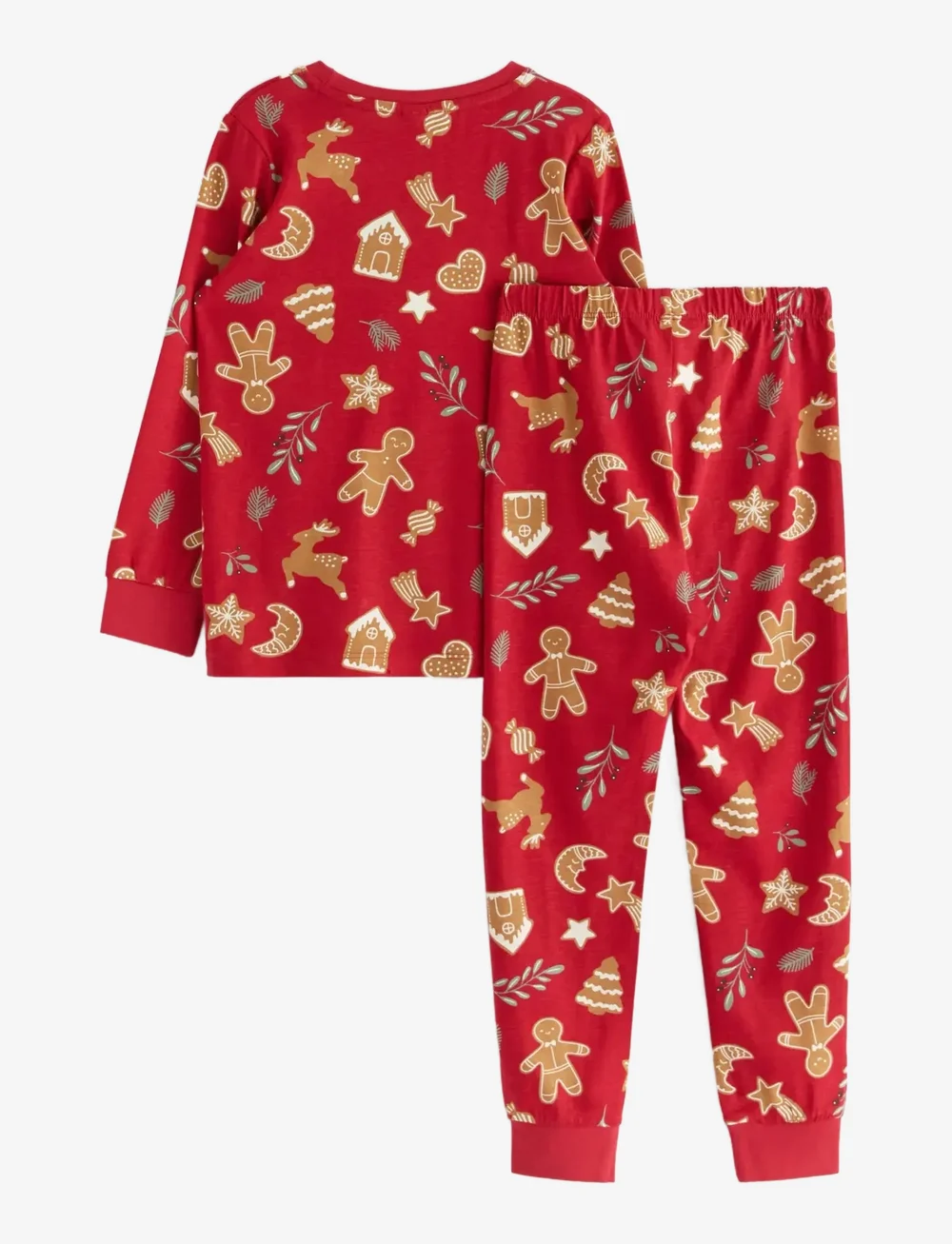 Lindex - Pyjama Ginger bread - pyjama-sets - dark red - 2