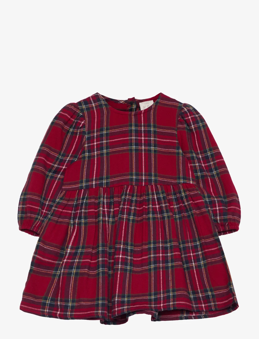 Lindex - Set woven dress w headband che - långärmade babyklänningar - dark dusty red - 0