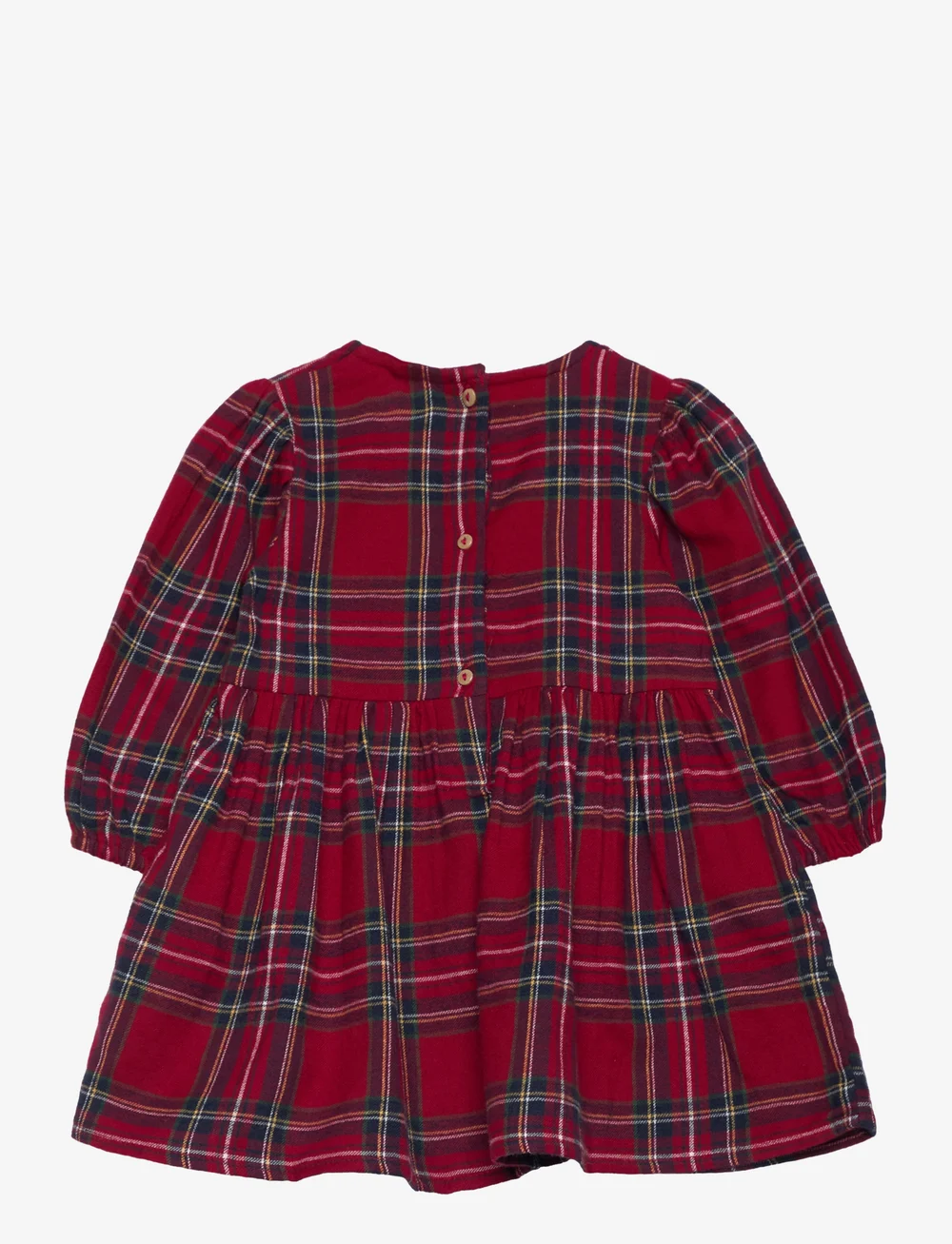 Lindex - Set woven dress w headband che - långärmade babyklänningar - dark dusty red - 1