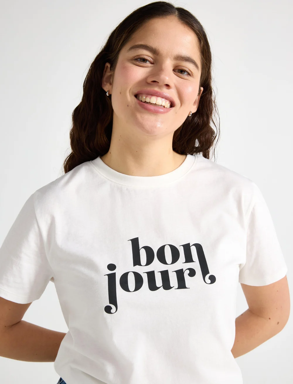 Lindex - Top Nell - t-shirts - white - 4