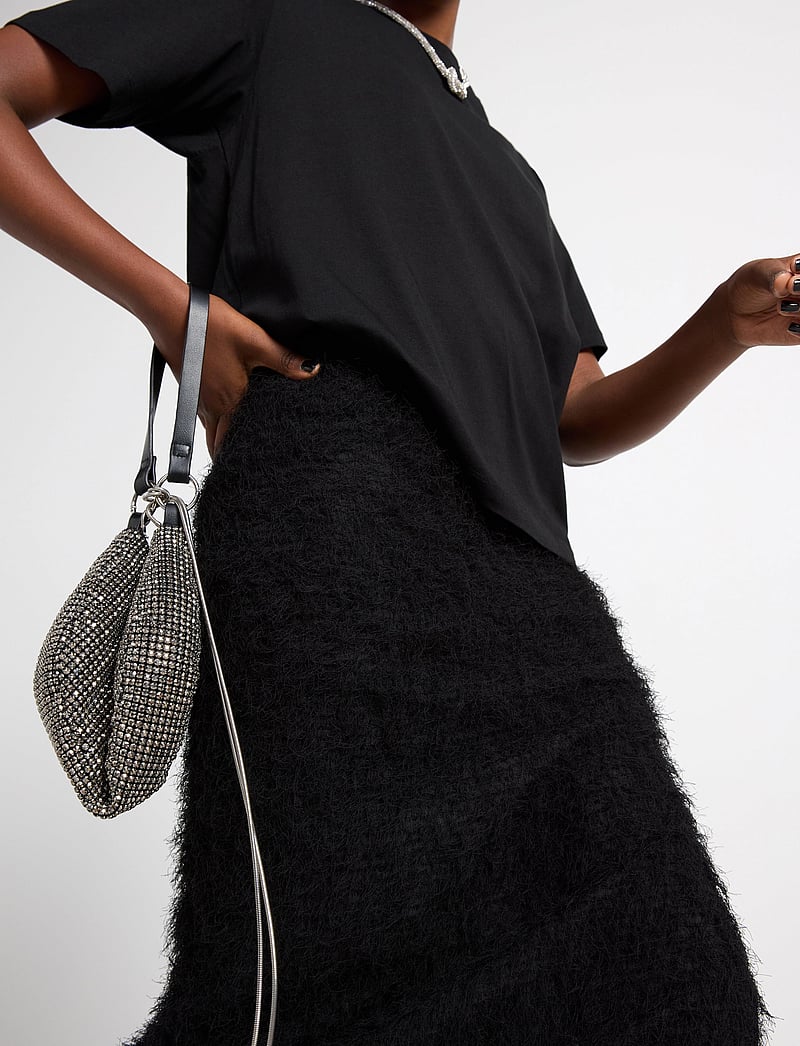 Lindex - Skirt Tassy - midi kjolar - black - 5