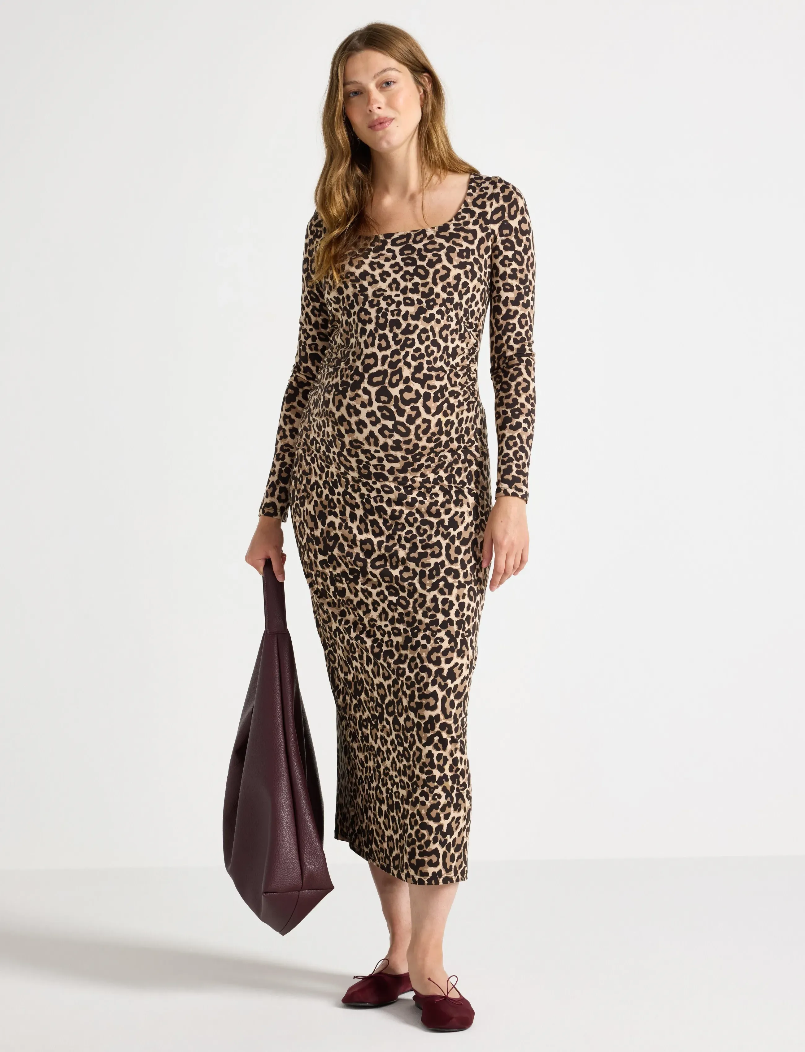 Lindex Skirt Tove MOM - Kjolar - BEIGE / multi