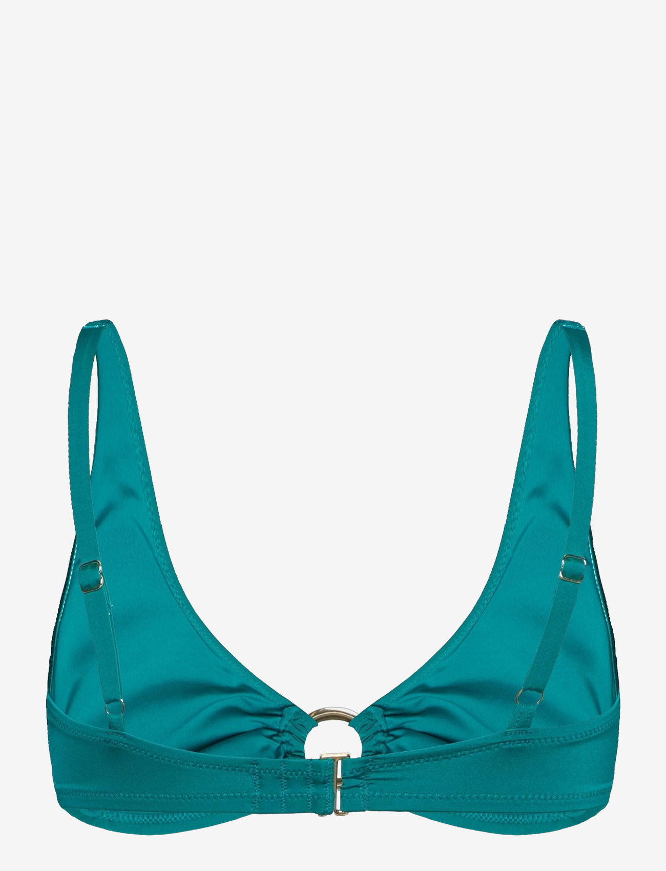 Lindex - Bra Adele Shiny w pad - triangelformad bikinis - dark turquoise - 2