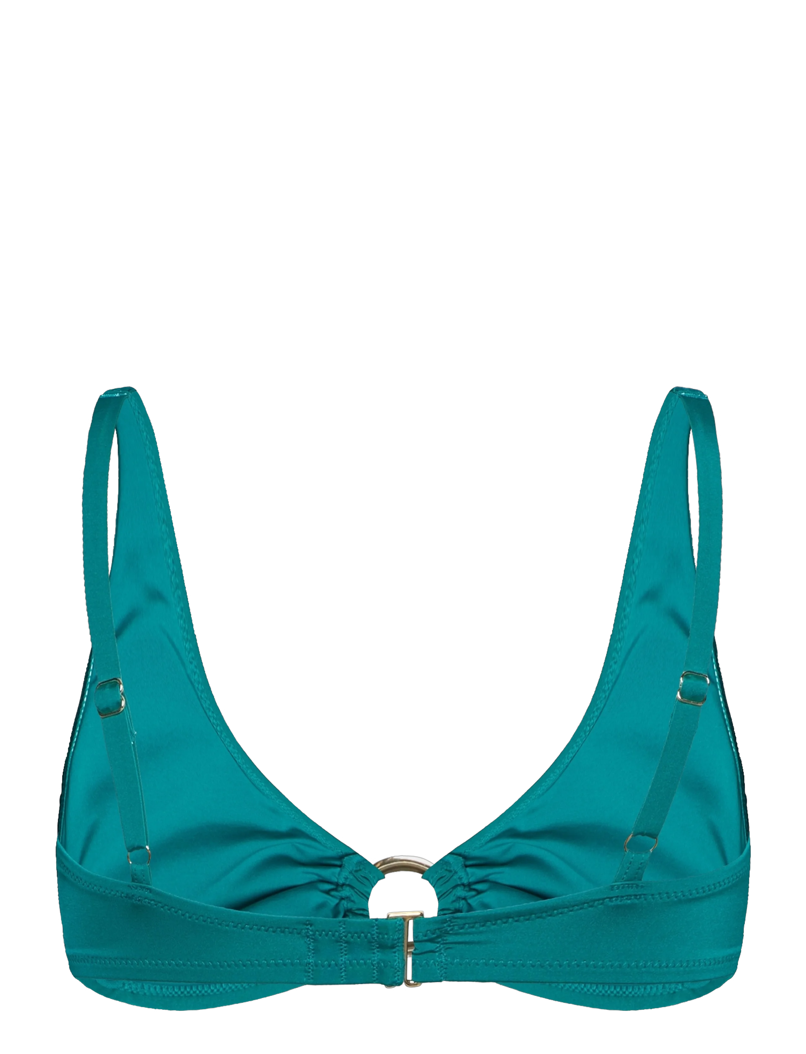 Lindex - Bra Adele Shiny w pad - dark turquoise - 2