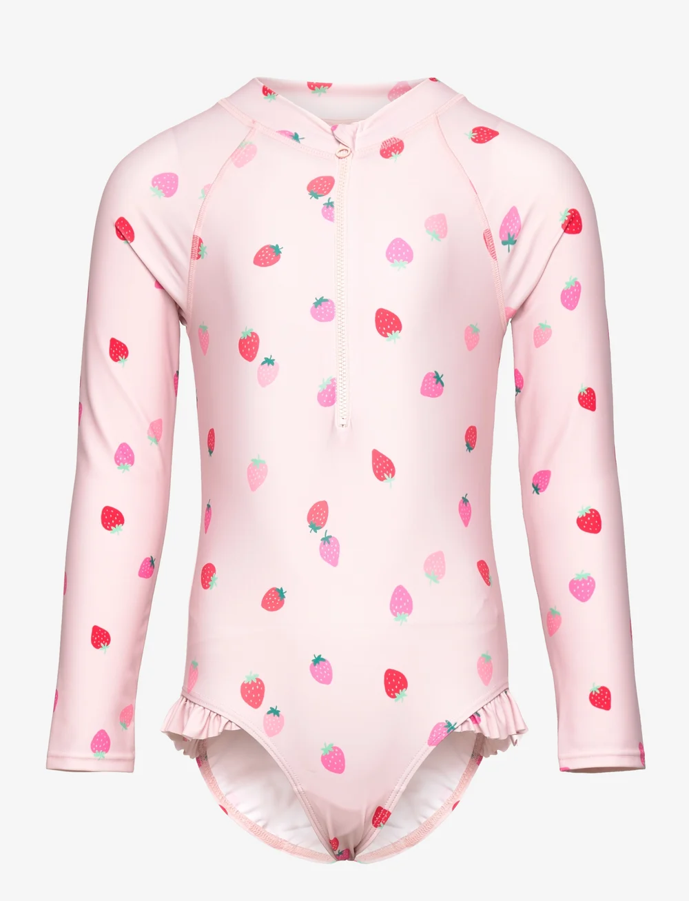 Lindex - Swimsuit l s AOP - badedragter - light dusty pink - 0
