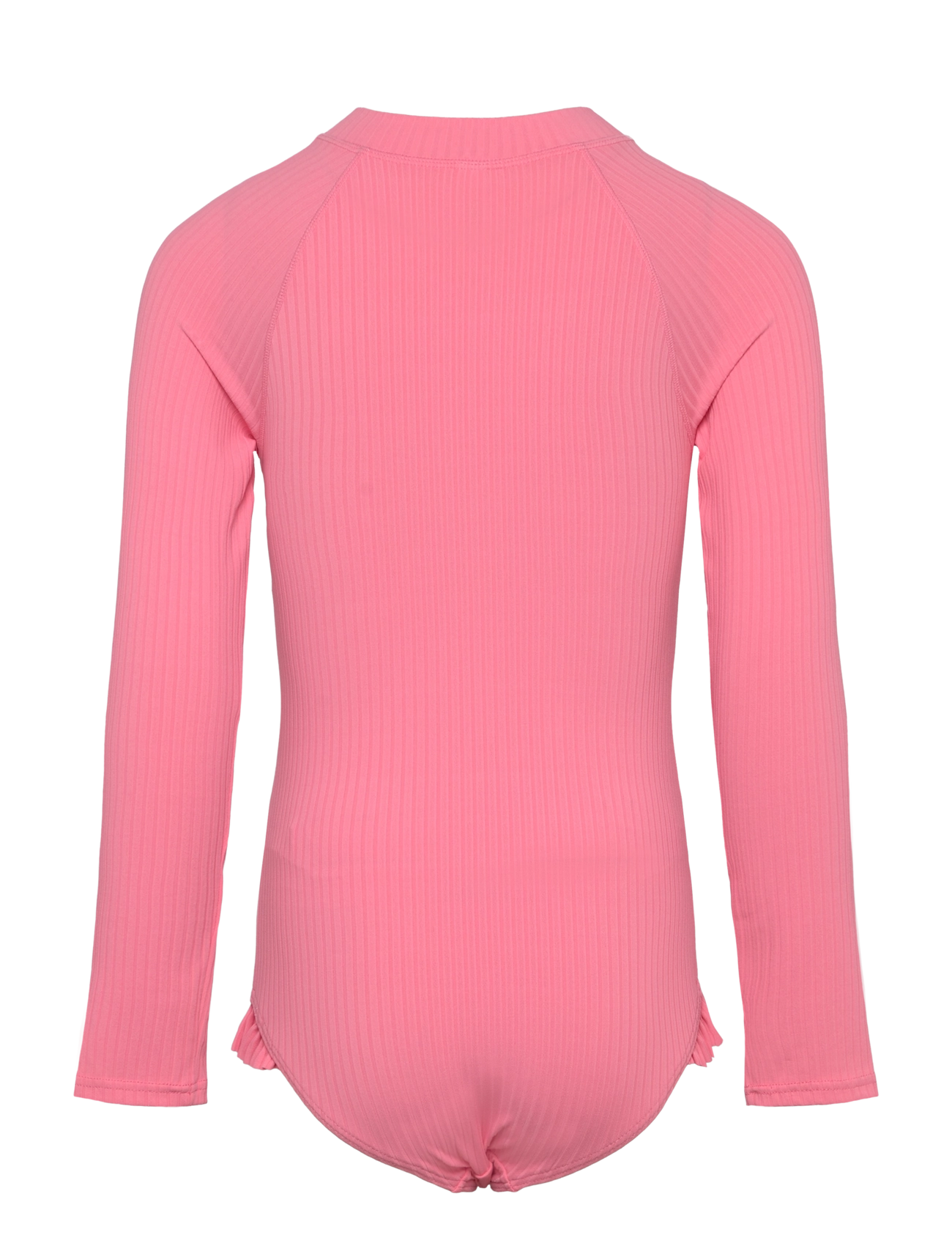 Lindex - Swimsuit l s solid rib - ujumistrikood - pink - 1