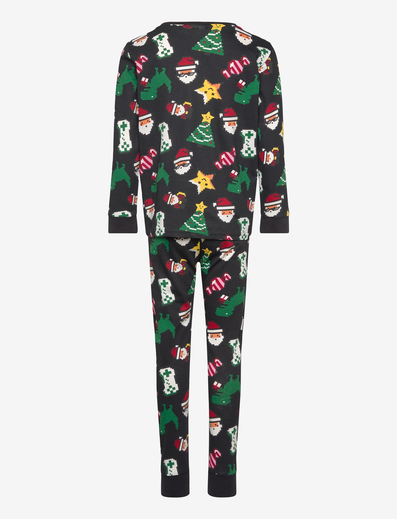 Lindex - Pyjamas set all over print - black - 2