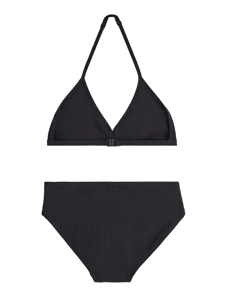 Lindex - Bikini triangle rib - bikinier - black - 1