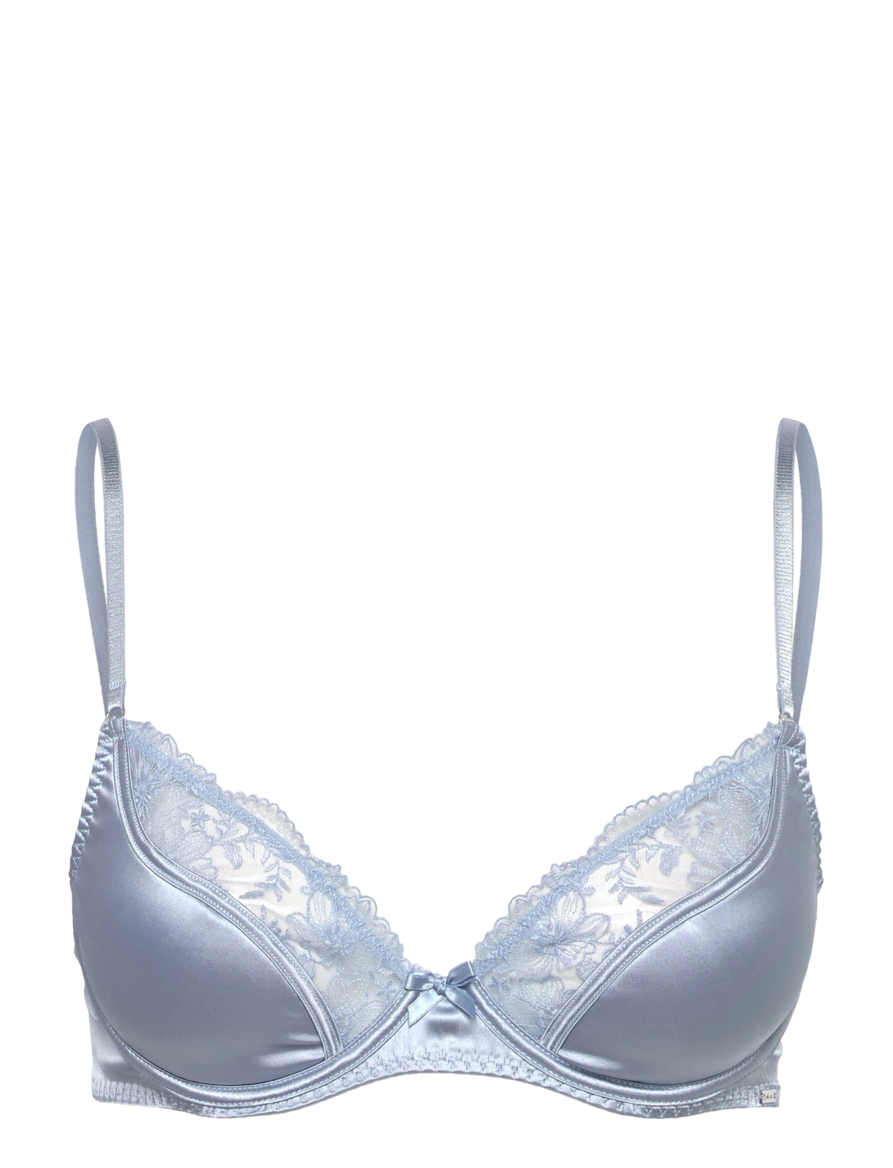 Lindex Bra Lina halfcup - BH'er - LIGHT DUSTY BLUE / blue