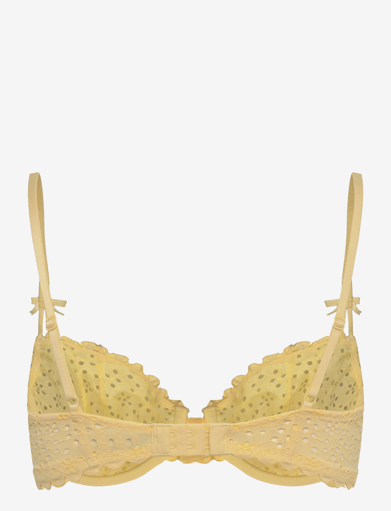Lindex - Wire bra broderie anglais - bøjle-bh’er - light yellow - 2