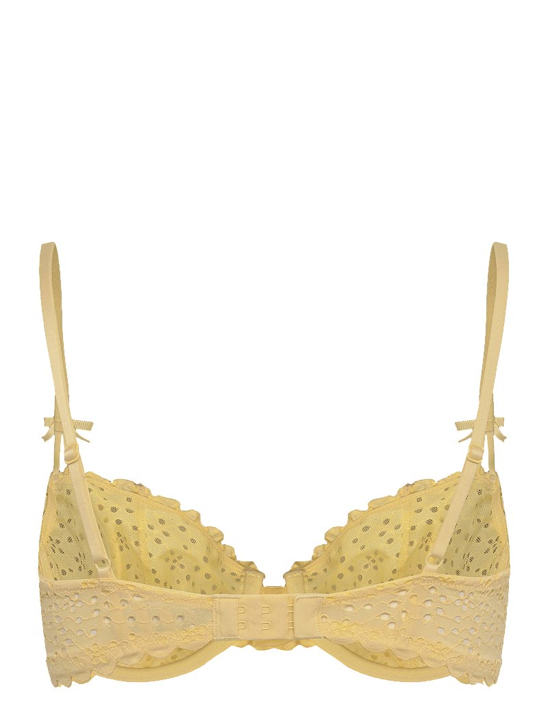 Lindex - Wire bra broderie anglais - bøjle-bh’er - light yellow - 2
