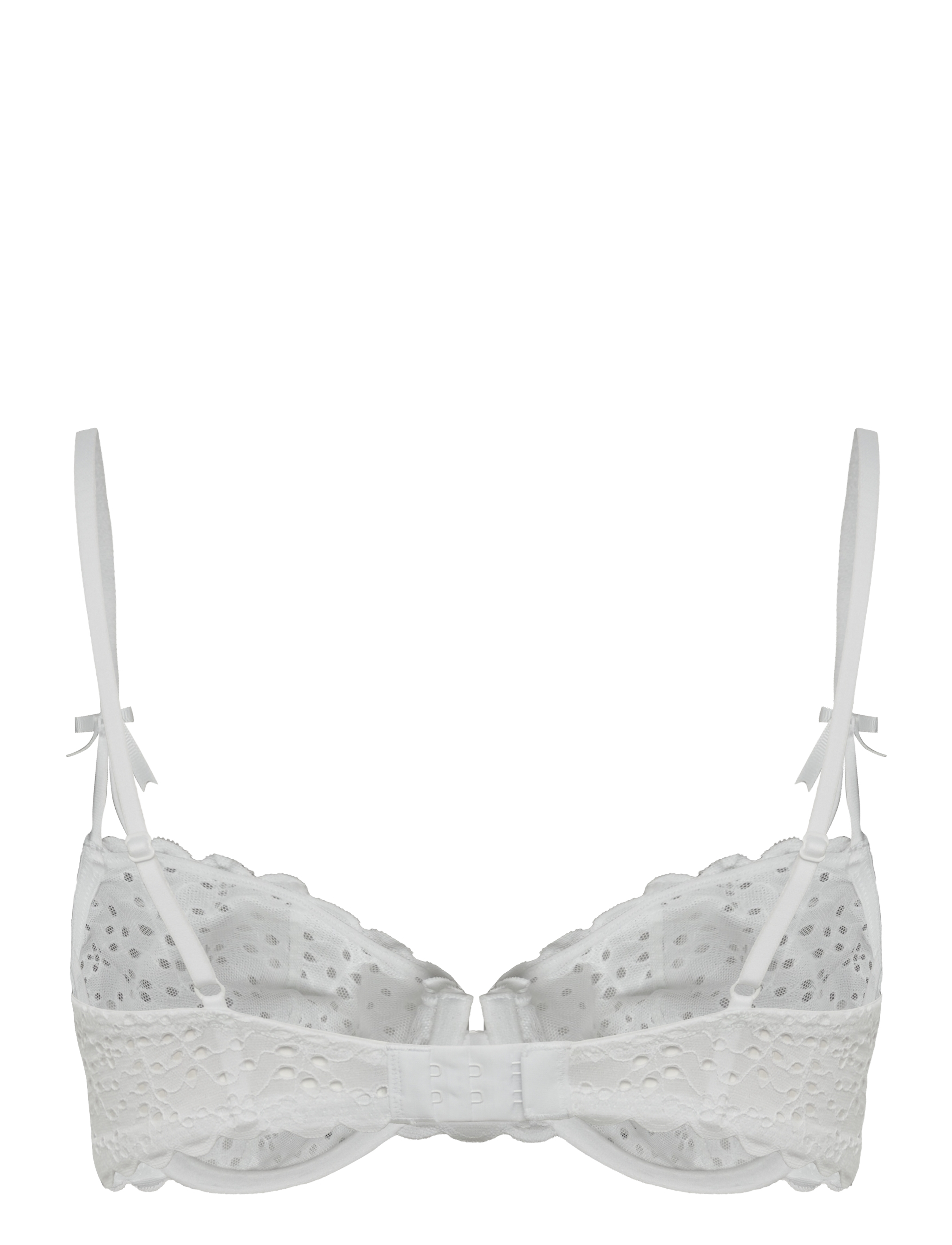 Lindex - Wire bra broderie anglais - white - 2
