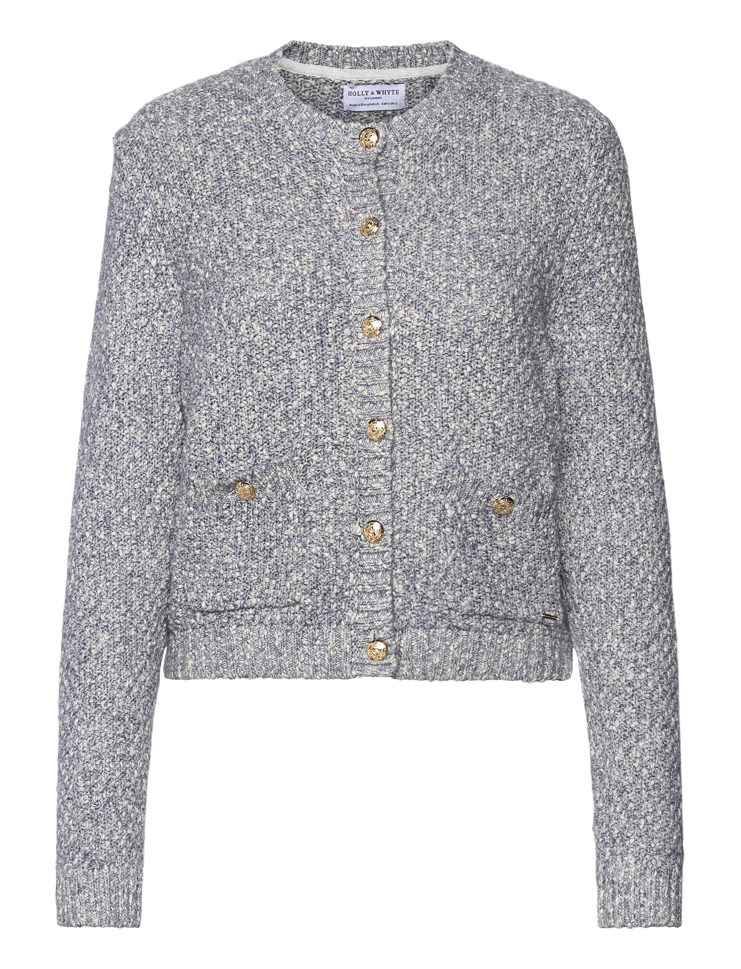 LINDEX Jacke Luna Strick Blau - XS - Damen