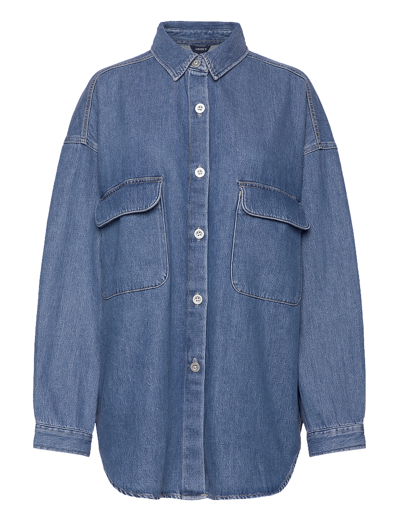 Lindex Shirt Gunhild Denim (DEX3004085) - Denim shirts - Boozt.com Lindex Shirt Gunhild Denim (DEX3004085) - Denim shirts - Boozt.com