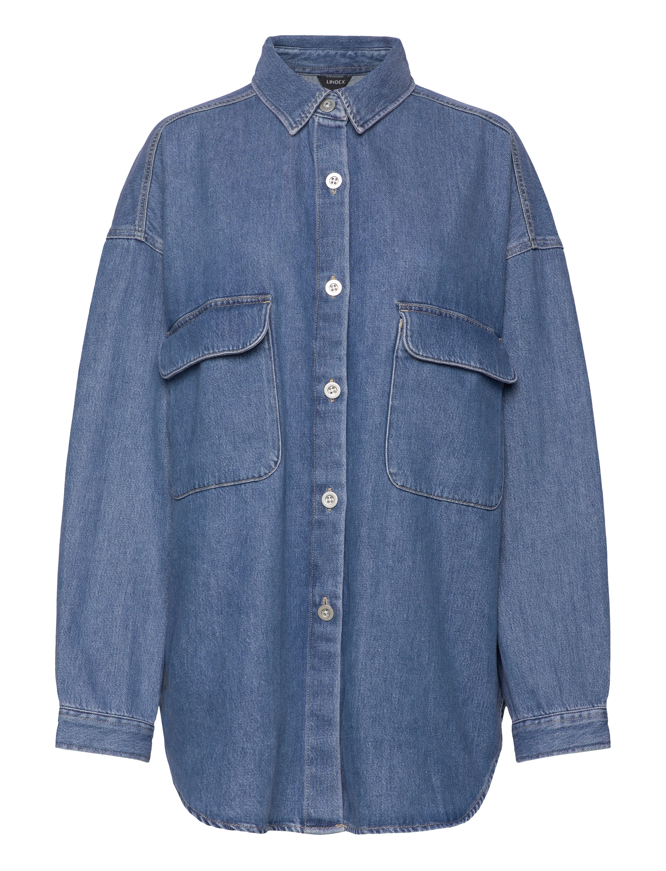 Lindex Shirt Gunhild Denim - Denim clothing - DENIM BLUE / blue