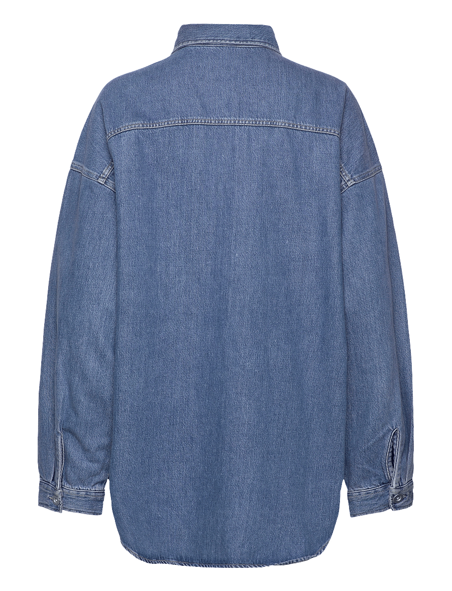Lindex - Shirt Gunhild Denim - jeanshemden - denim blue - 2