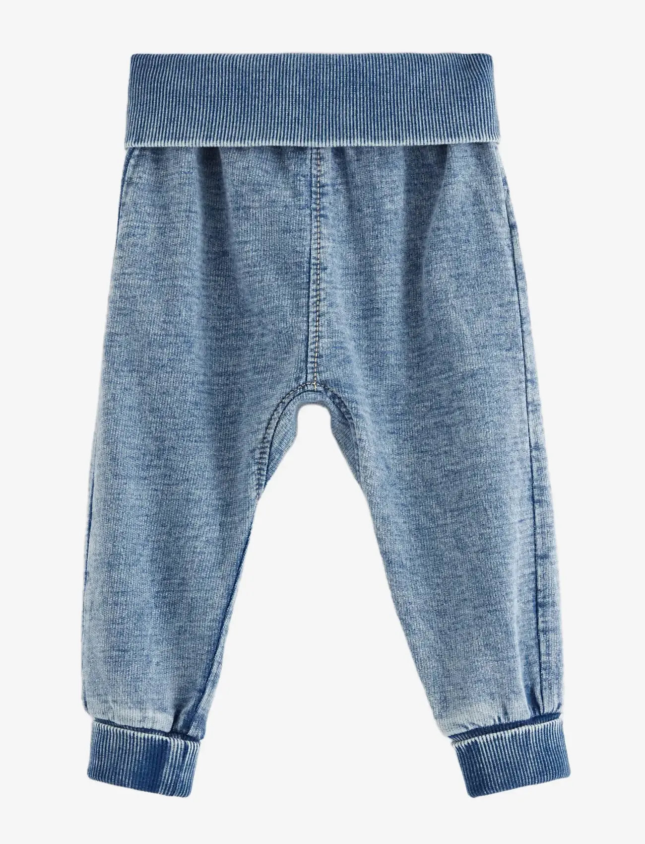 Lindex - Sweatpants denim wash - mjukisbyxor - light denim - 0