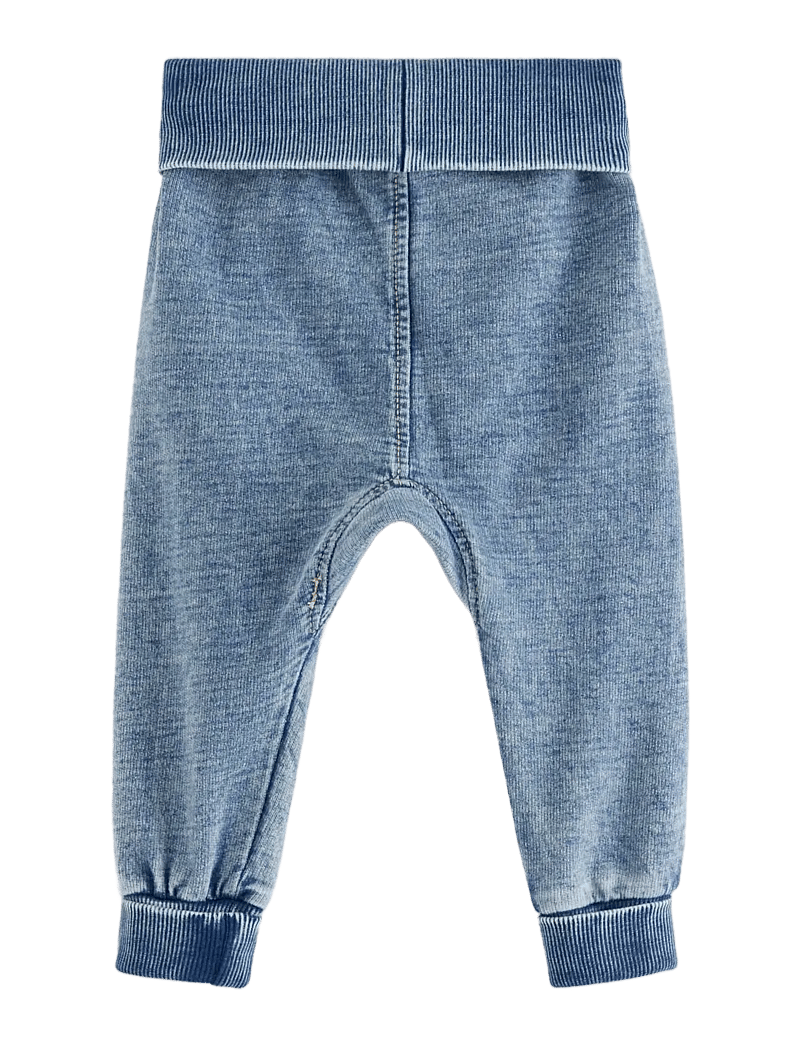 Lindex - Sweatpants denim wash - mjukisbyxor - light denim - 1
