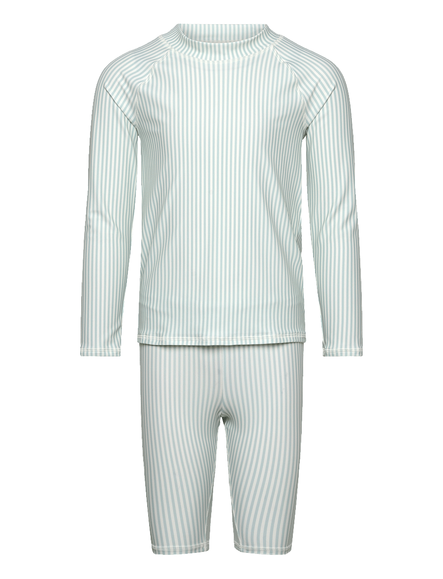 Lindex - Sunprotection set - light dusty turquoise - 0