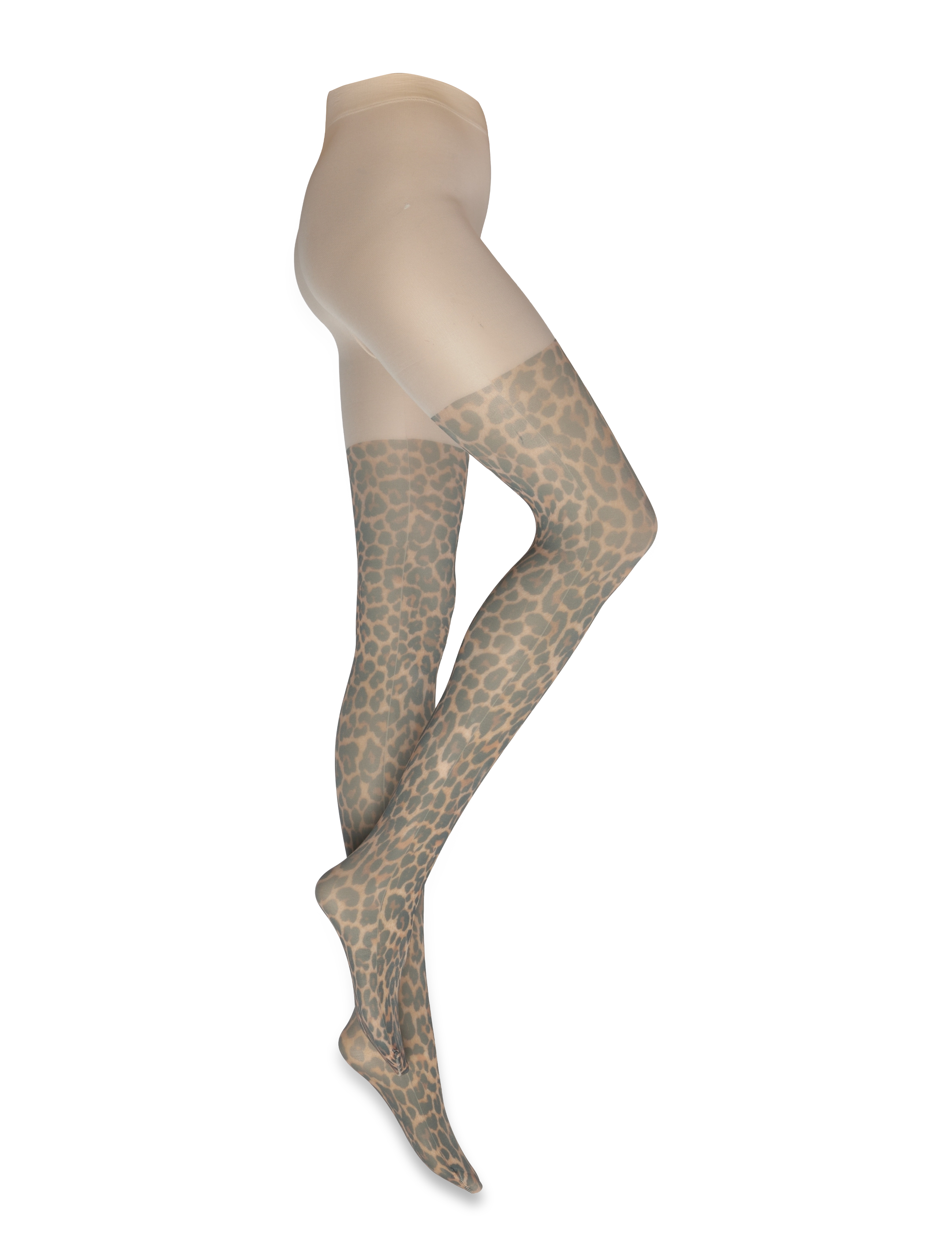 LINDEX Strumpfhose 50 Den Leo Aop Beige - M - Damen