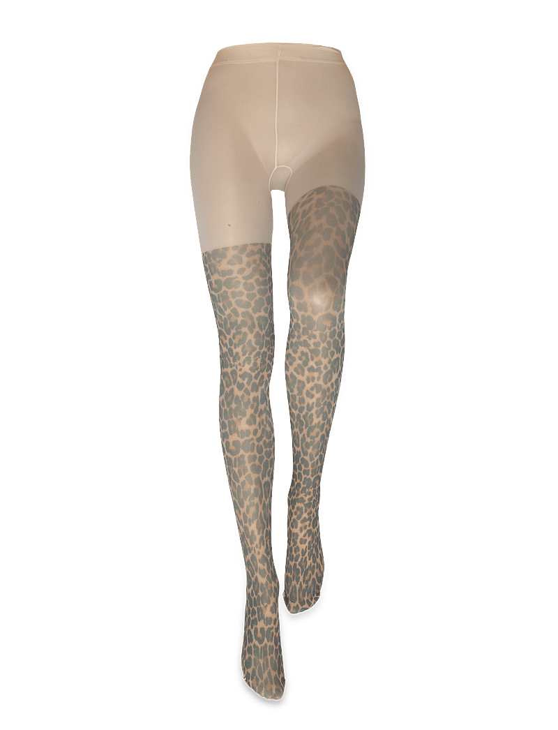 Lindex - Tights 50 den leo aop - erilised sündmused - beige - 2