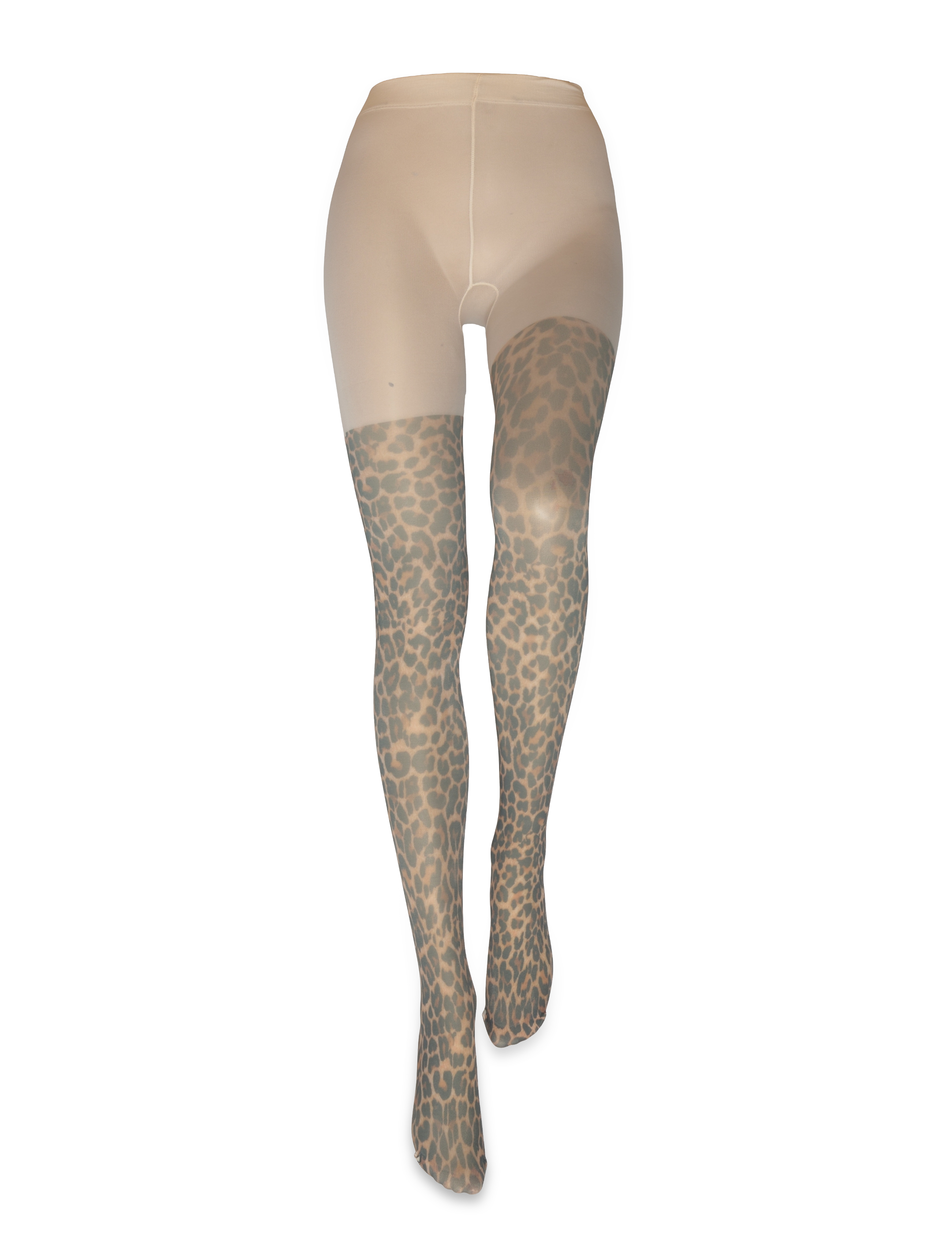 Lindex - Tights 50 den leo aop - særlige begivenheder - beige - 2