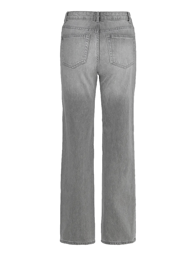 Lindex - Trousers denim Hanna long lt g - grey - 1