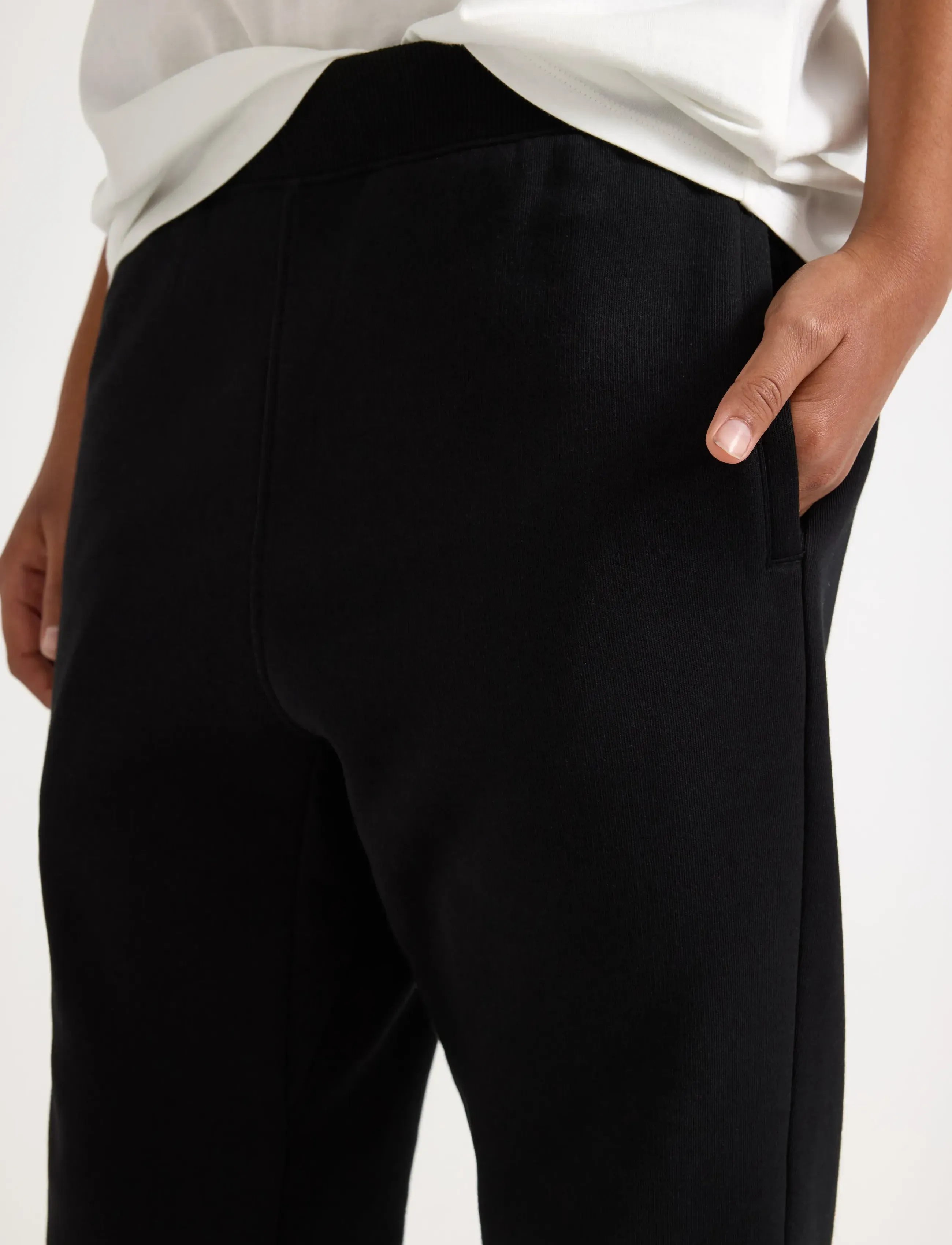 Lindex - Joggers with brushed inside - sweatpants - black - 4