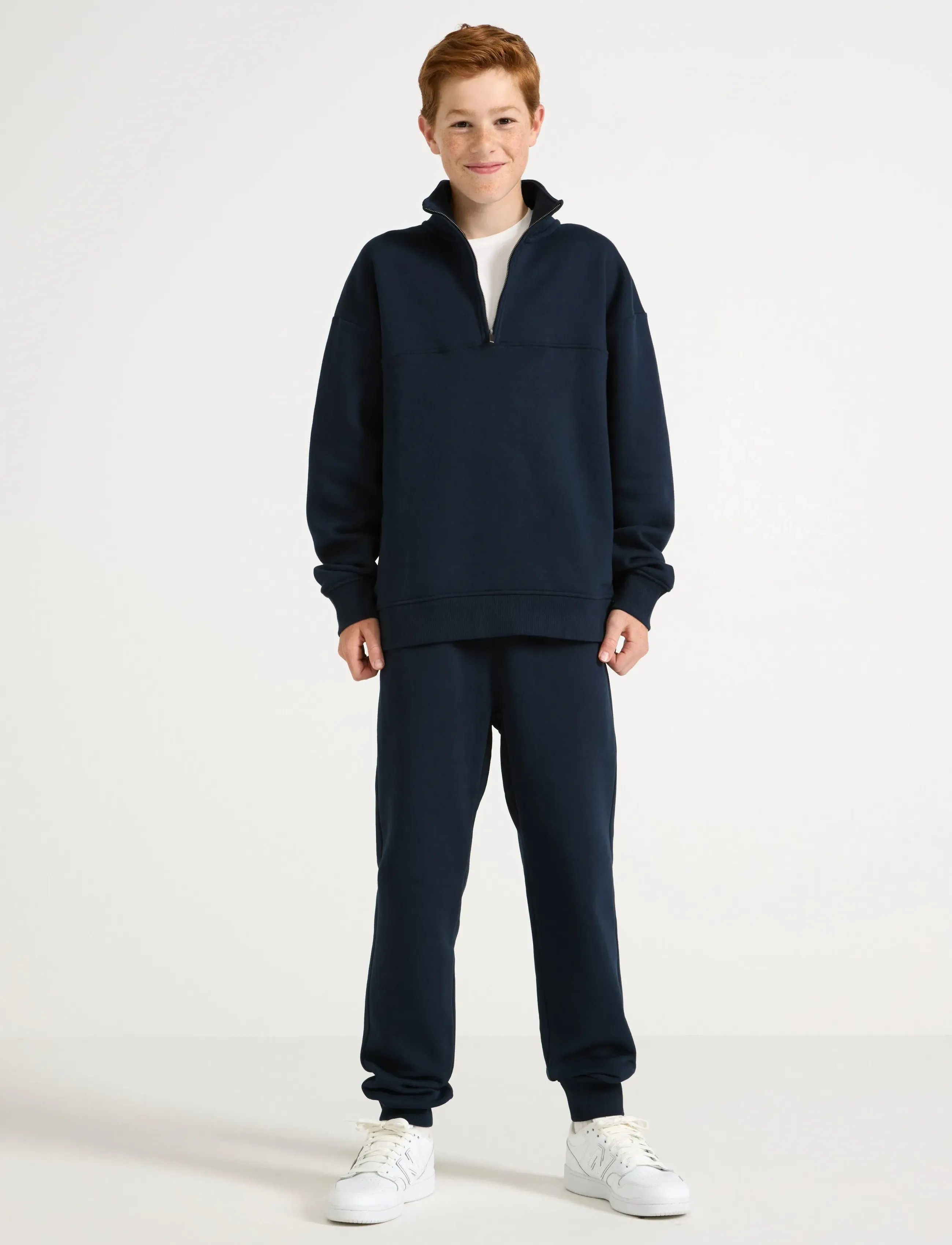 Lindex - Joggers with brushed inside - jogginghosen - dark navy - 0