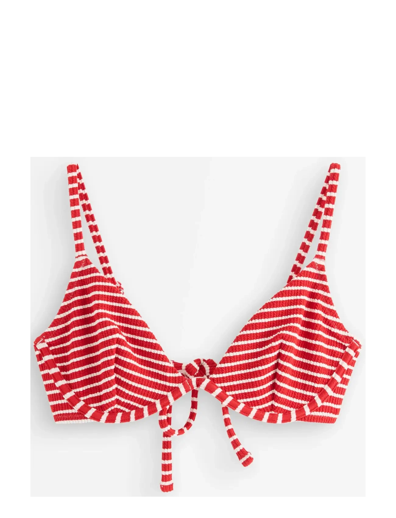 Lindex Bra Stella Stripes - Badetøj - RED / multi