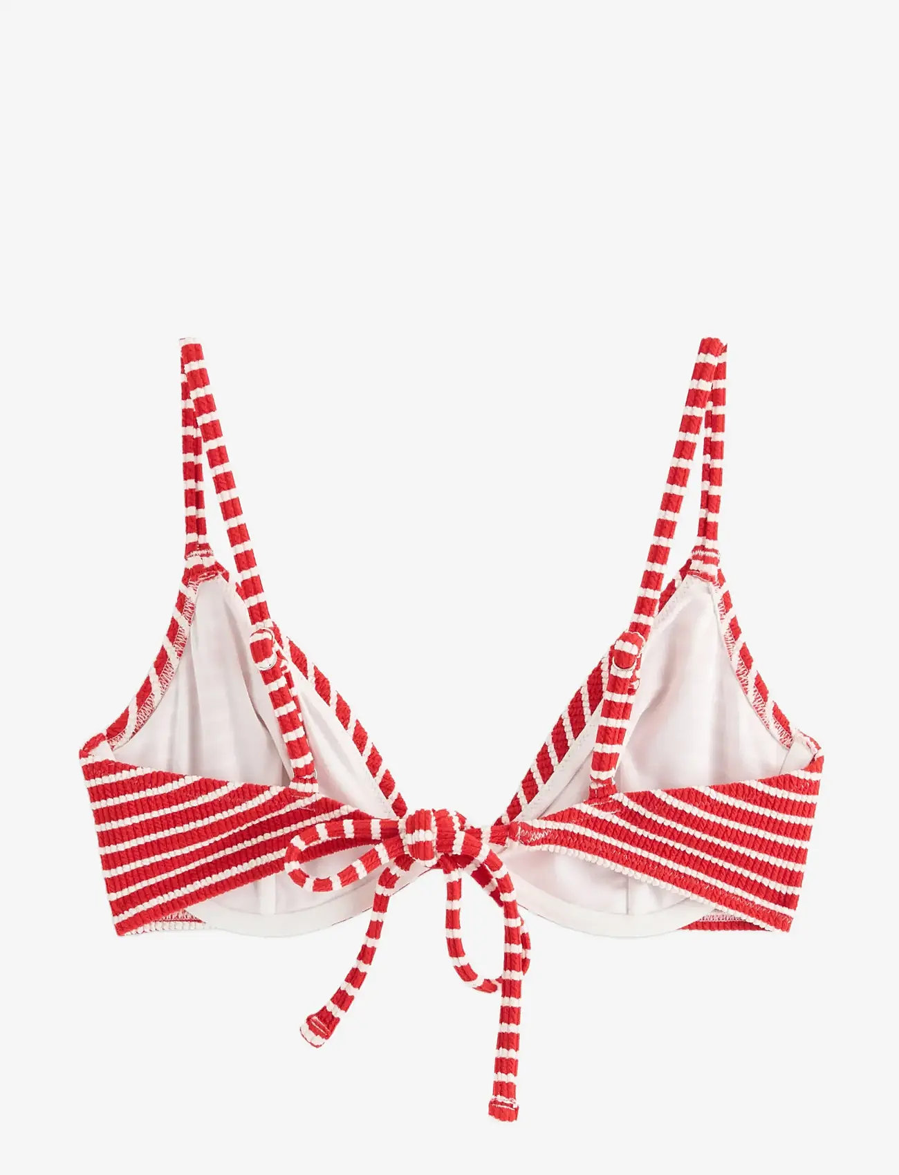 Lindex - Bra Stella Stripes - triangle bikinis - red - 2